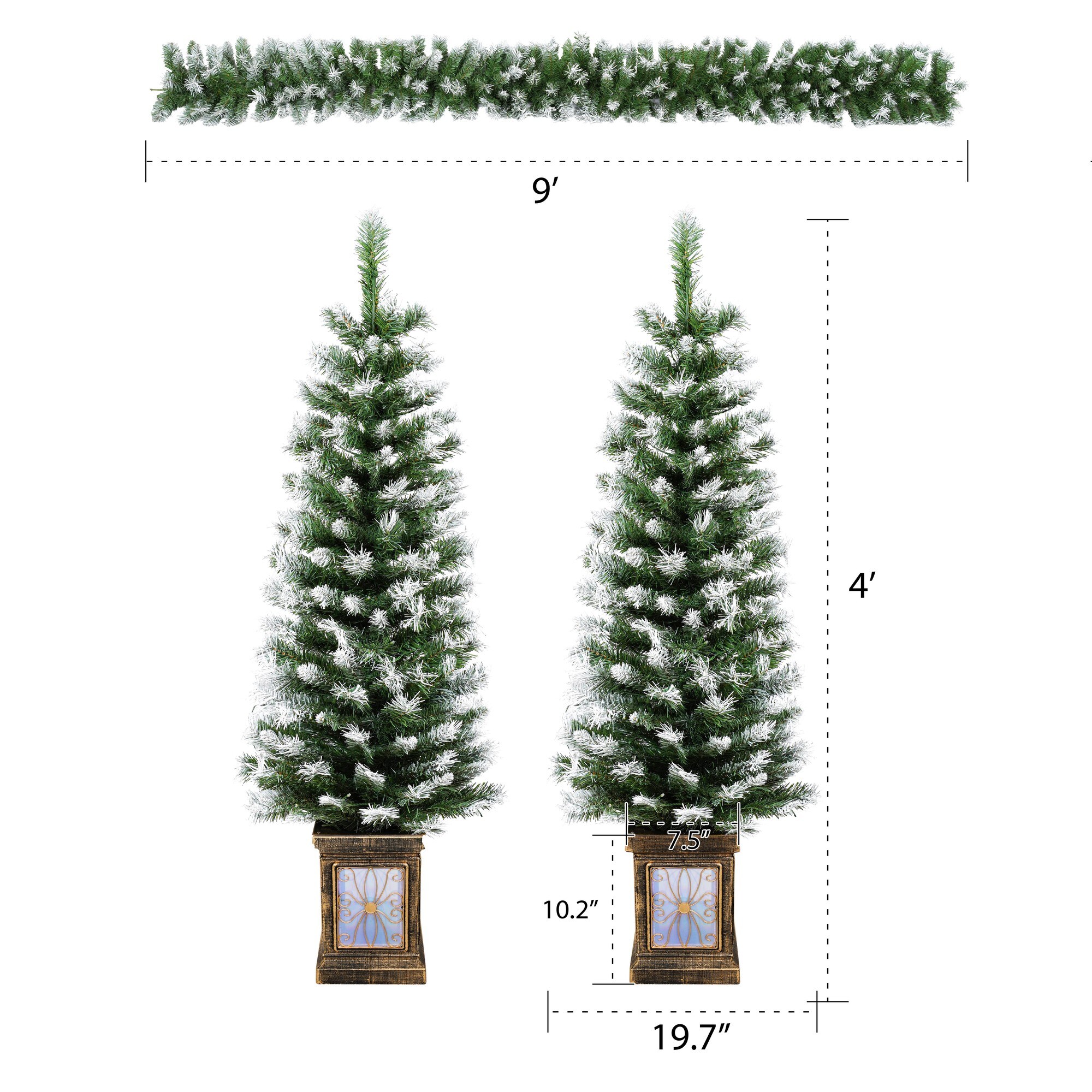 Numhew NHWILL47533 Artificial-Christmas-Trees - View #4