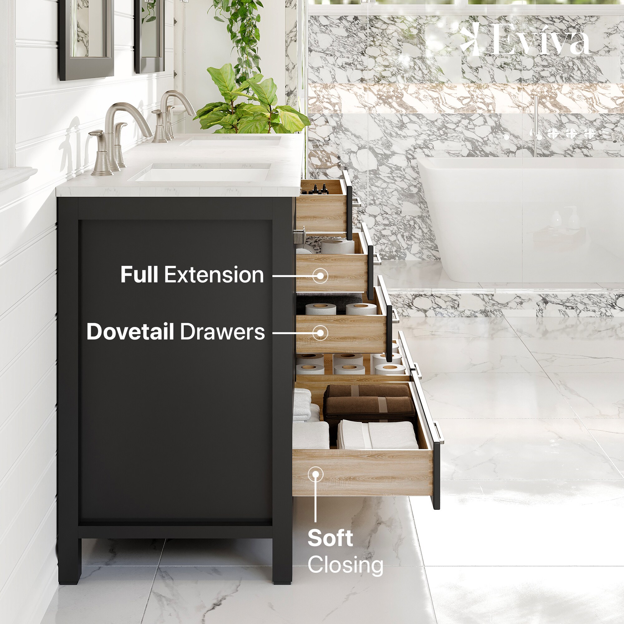 Eviva EVVN412-78ES-Q Bath-Vanity-Combo - View #5