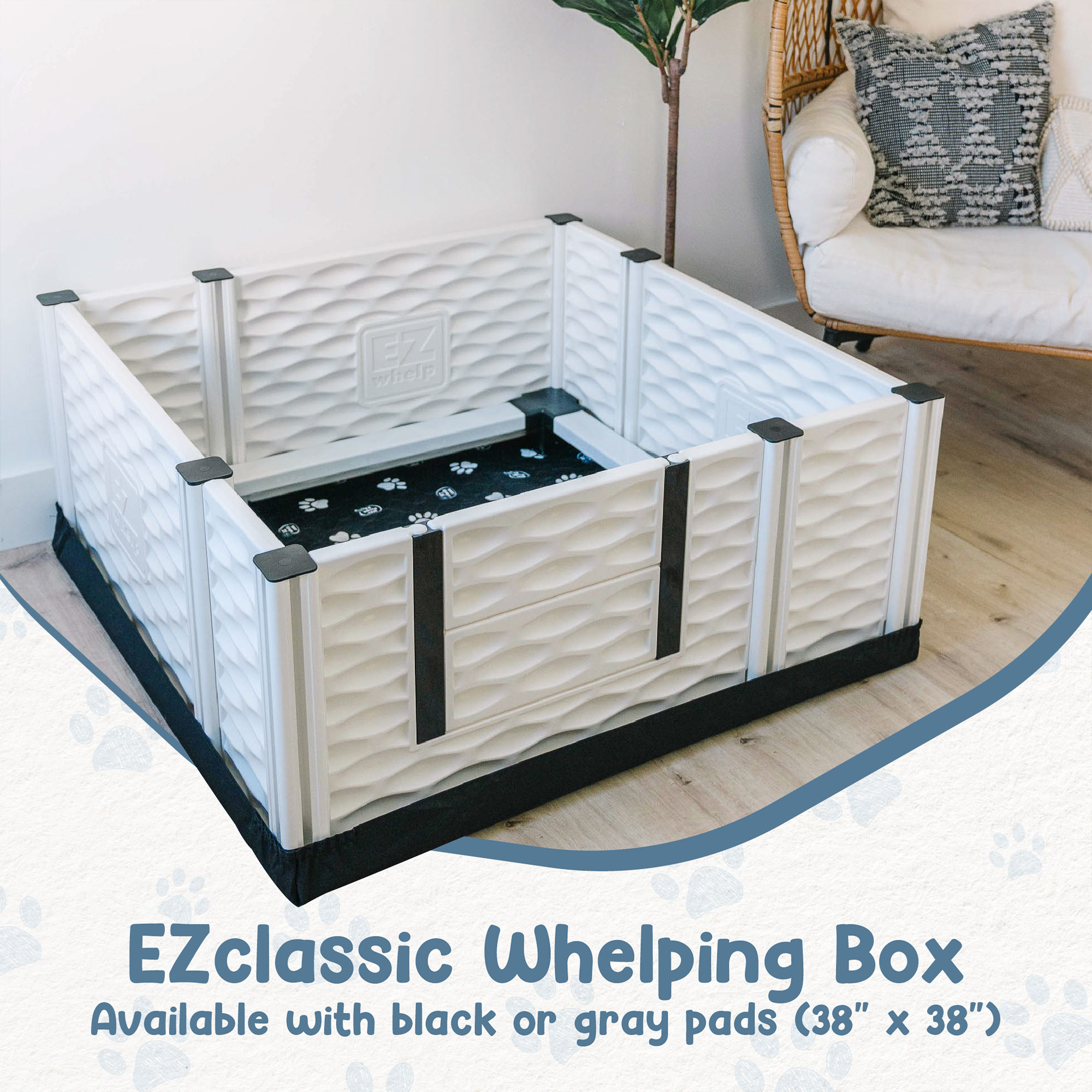 EZwhelp BLK-EZC3838 Outdoor-Kennel-Accessories - View #3