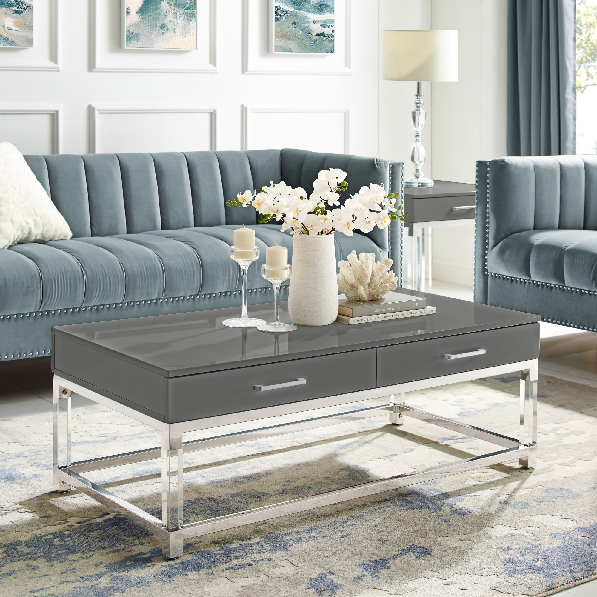 Inspired Home CT159-09DG-LS Coffee-Tables - View #2
