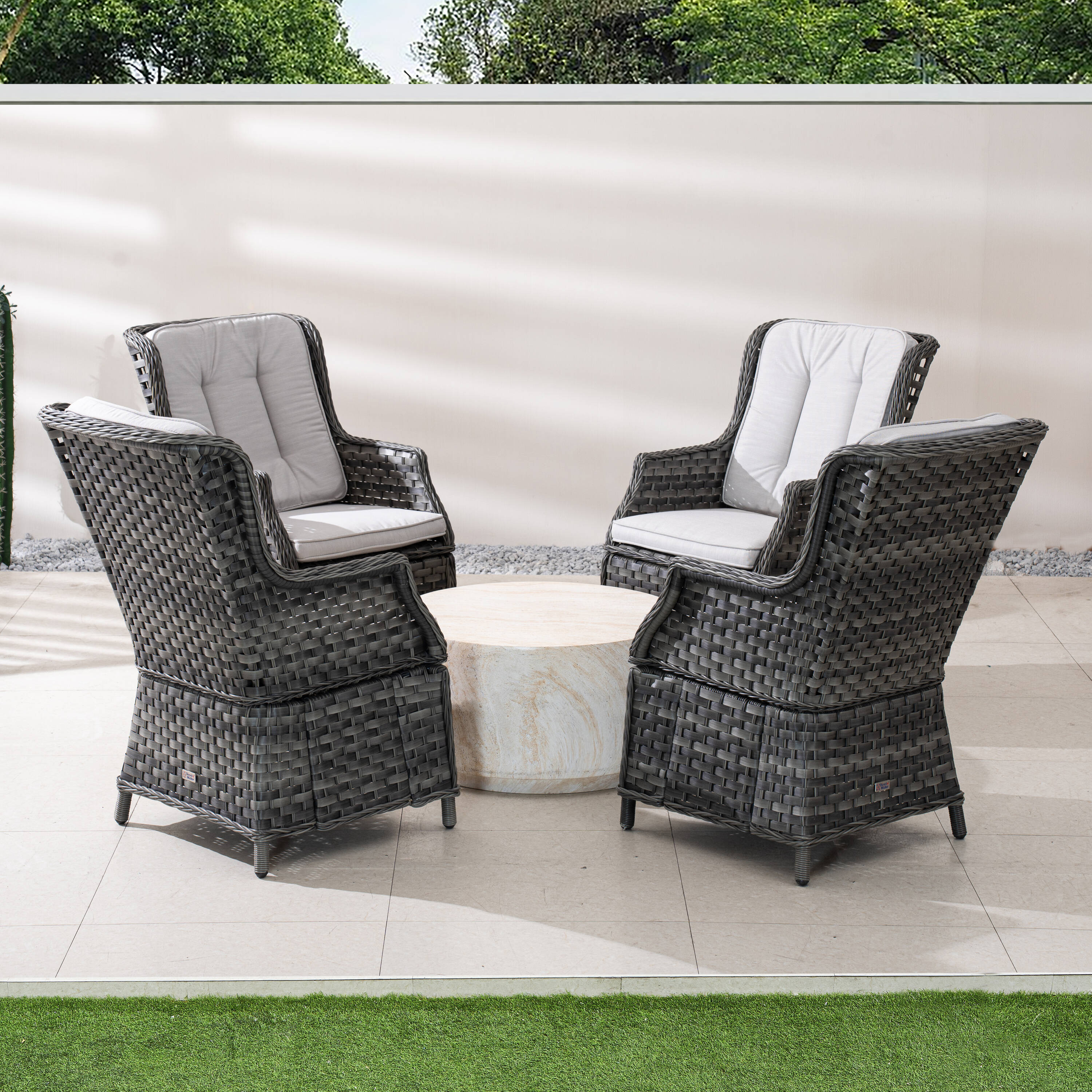 Direct Wicker DWC-240076TA010G Patio-Conversation-Sets - View #9