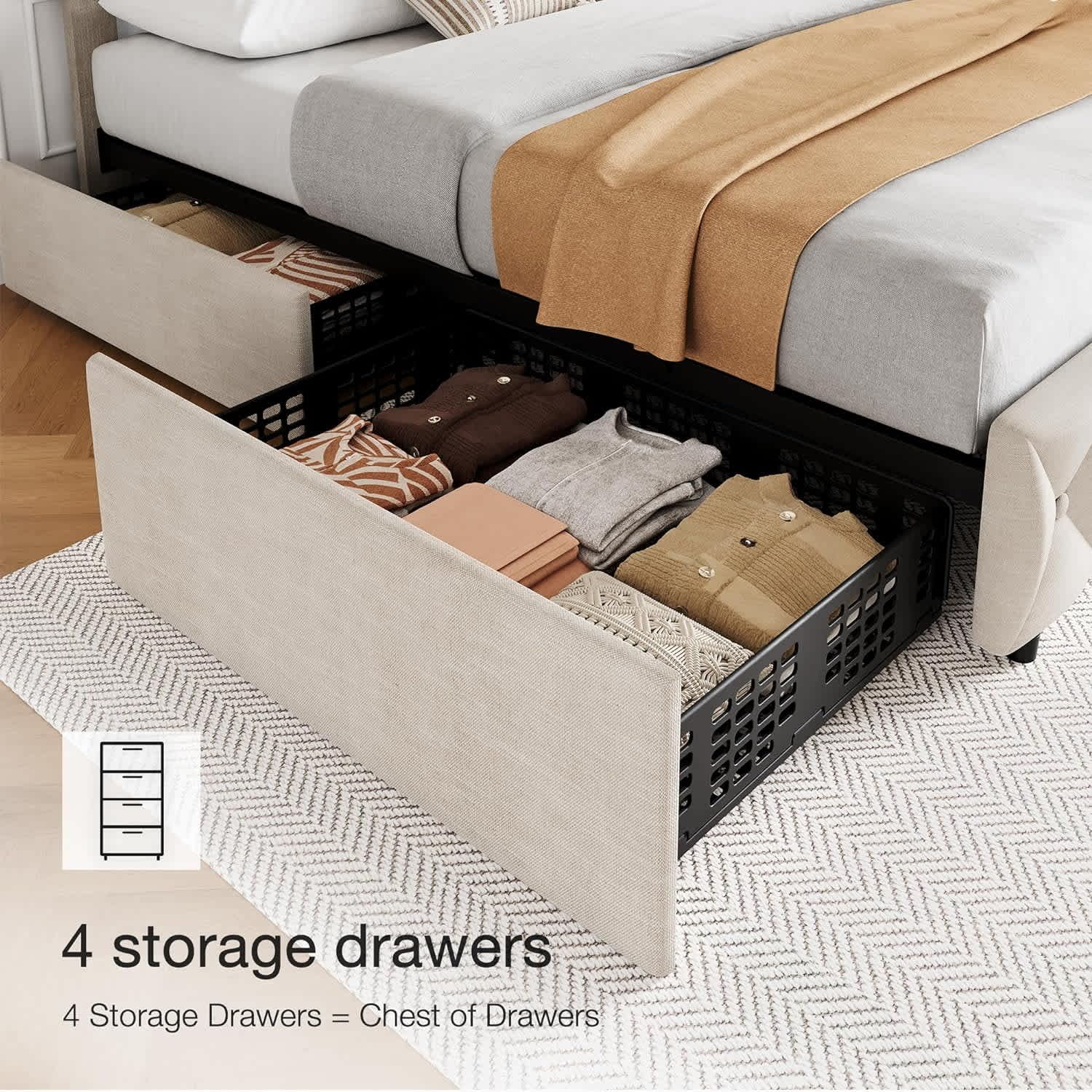 Qeetex LHF-BED-PHO-0ZIELI55 beds - View #4