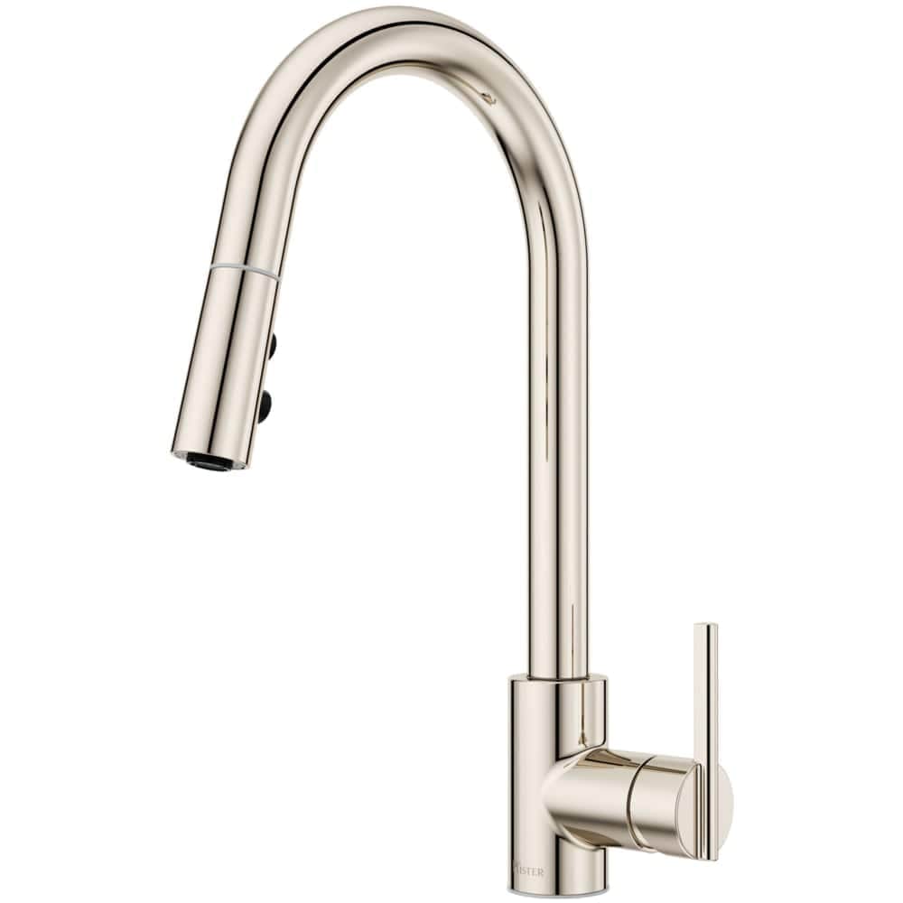 Pfister  GT529BI Brislin 1.8 GPM Single Hole Pull Down Kitchen Faucet with AutoDock Sprayhead, Pfast Connect, and Pforever Seal Valves