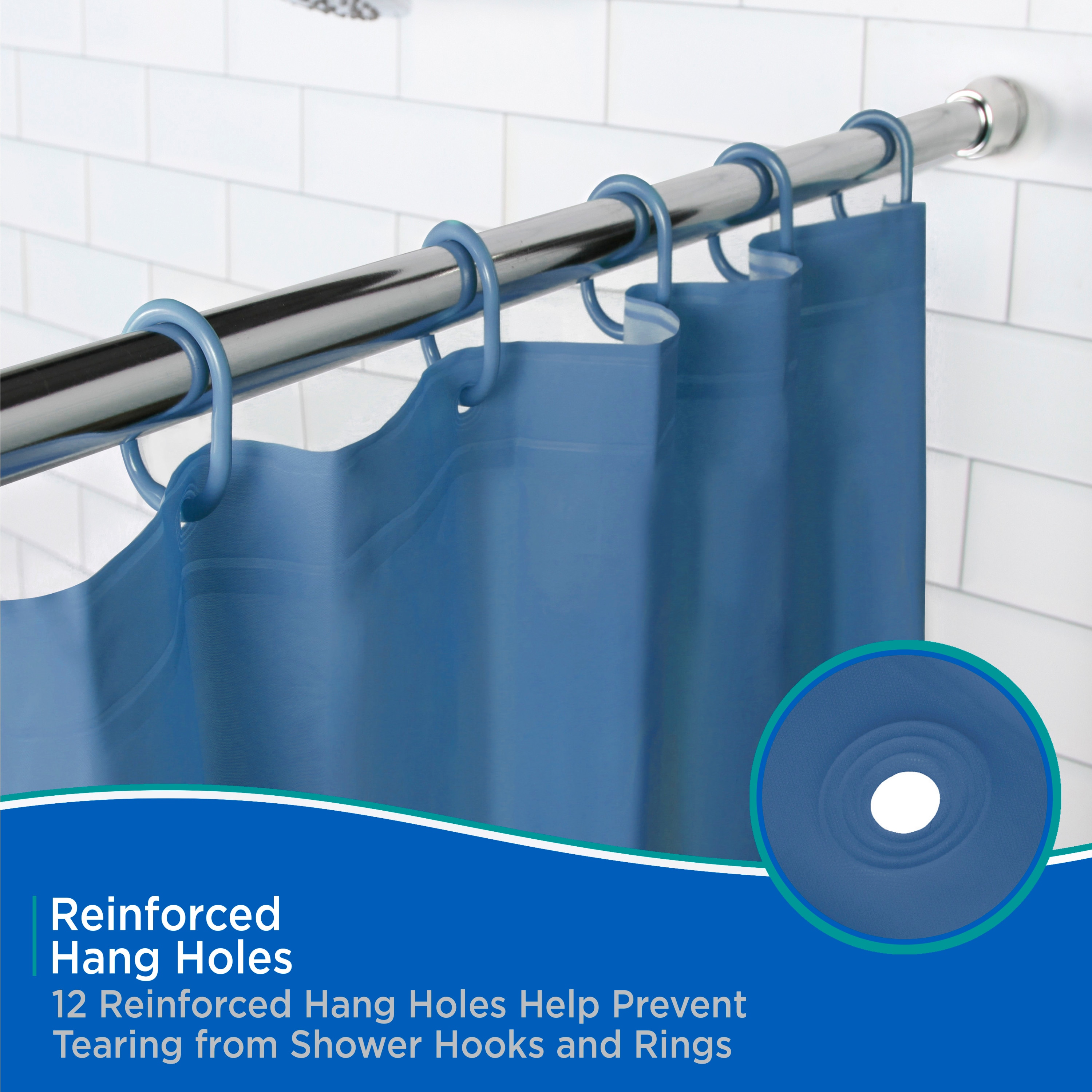 Kenney KN61752 Shower-Curtains-Liners - View #4
