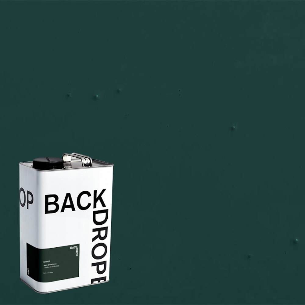BACKDROP BD255306902 Semi-gloss KISMET Dark dutch green Enamel ( Half-gallon )