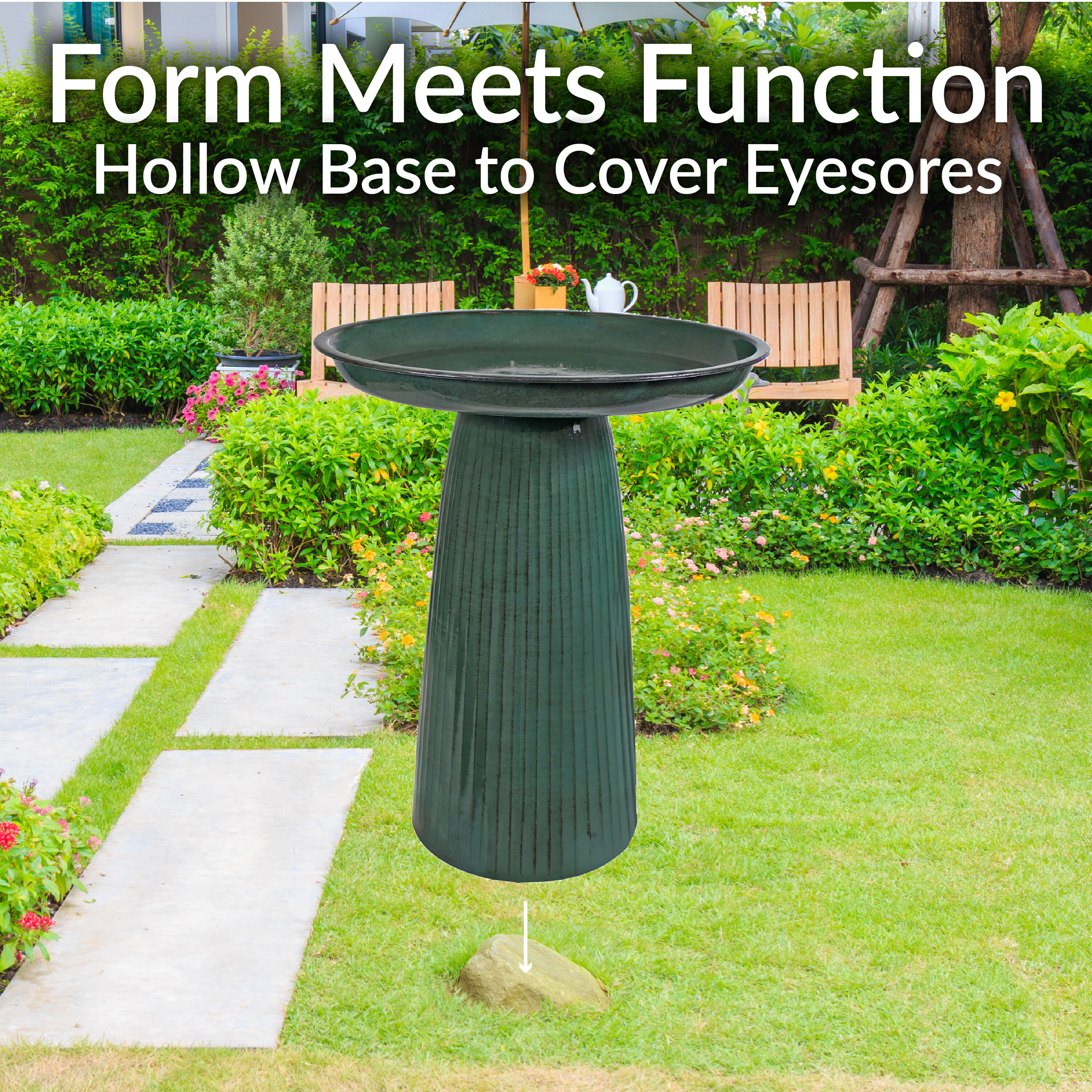 Sunnydaze Decor DRV-113 birdbaths - View #5