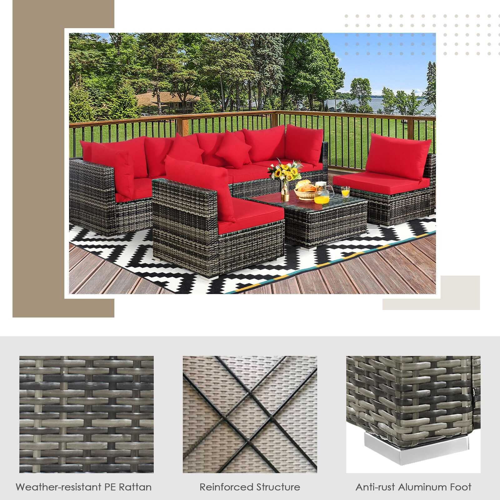  OD58REHW680 Patio-Conversation-Sets - View #3