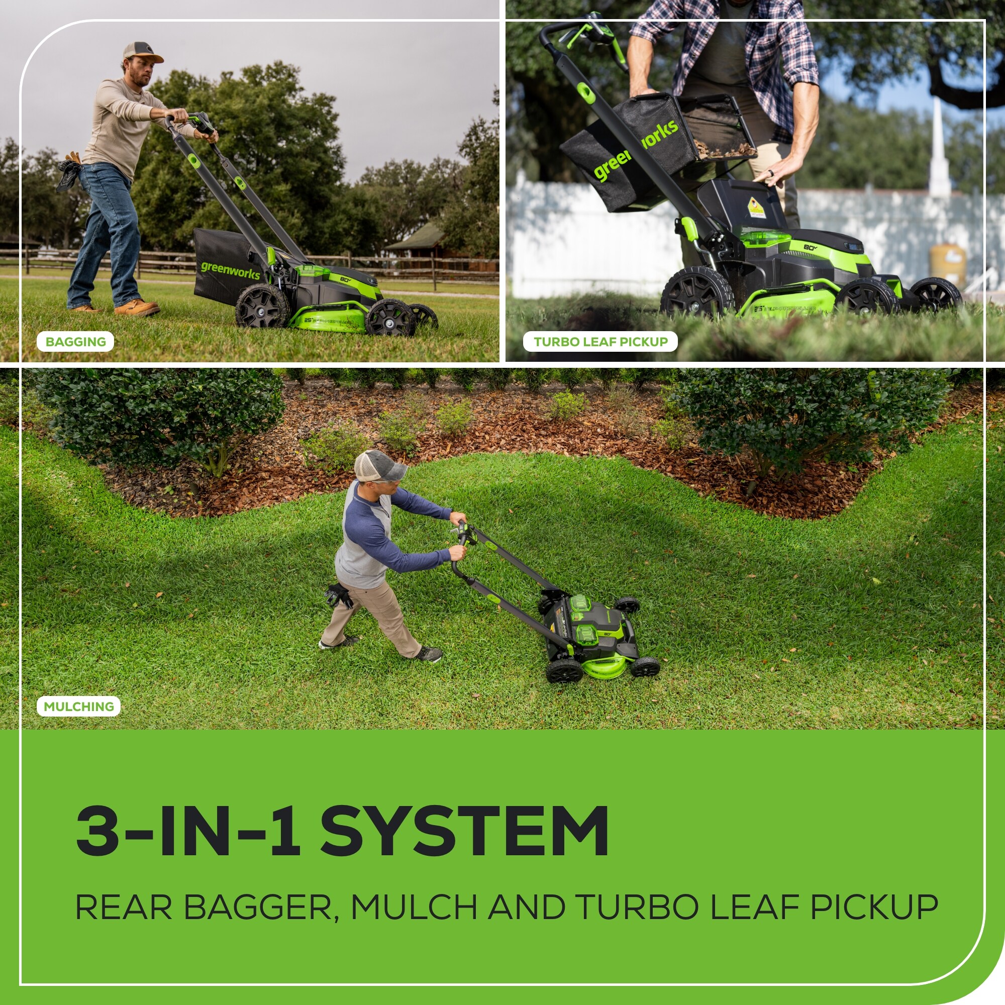 Greenworks 2548402 Cordless-Elec-Push-Mowers - View #8