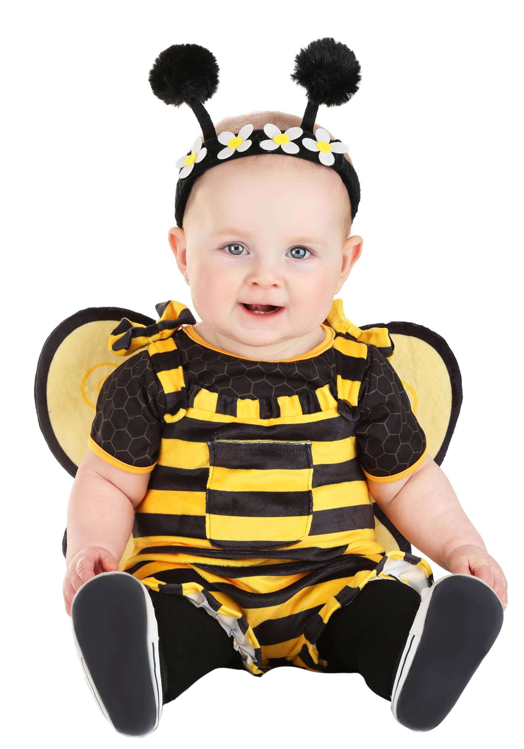 HalloweenCostumes.com FUN3654IN-0/3MO FUN Costumes Bee Romper Infant Costume 0/3 Months