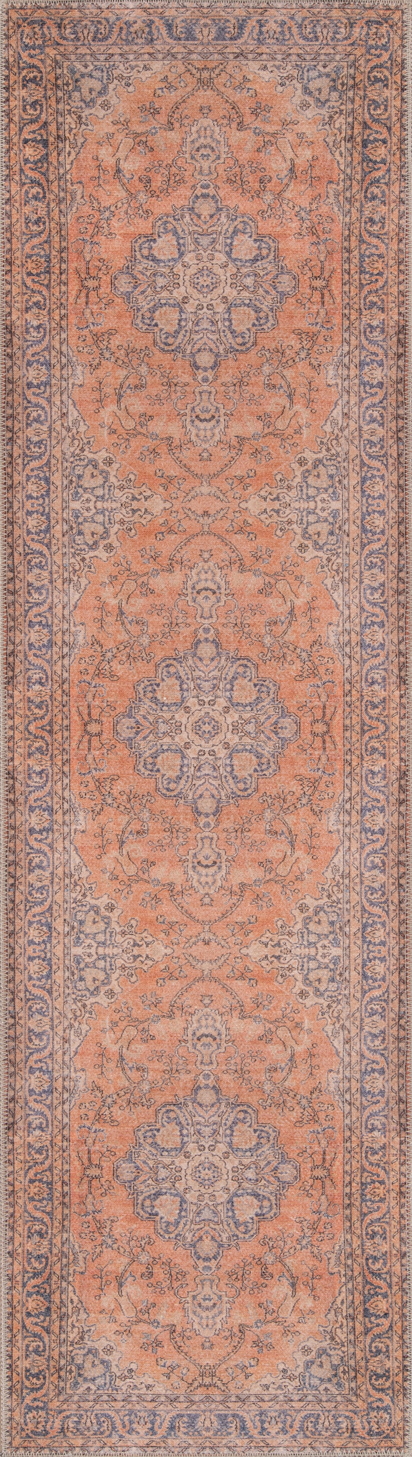 Momeni AFSHAAFS11COP2376 Afshar 2 x 8 (ft) Loomed Polyester Copper Rectangular Indoor Vacuum regularly Runner rug