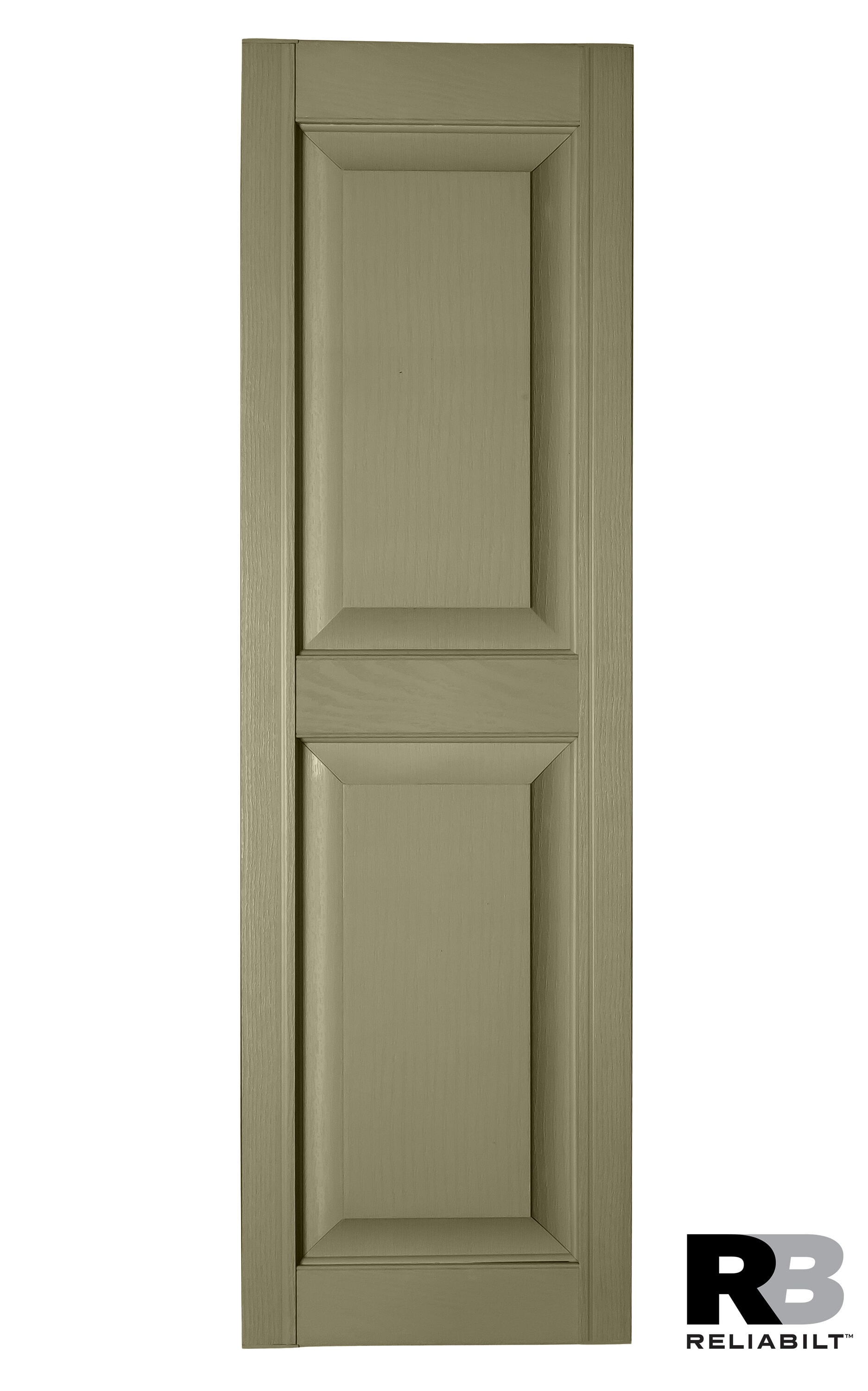 RELIABILT RP1483020 14.5-in W x 83-in H Sage Raised panel Polypropylene Exterior Shutters ( 2 -Pack )