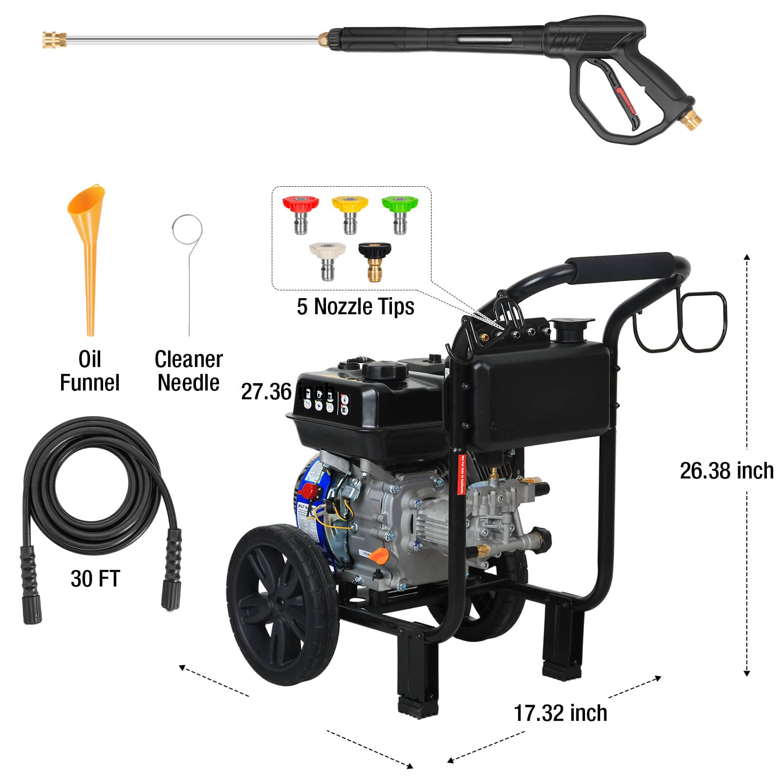 BILT HARD THA-0365 Gas-Pressurewashers - View #2