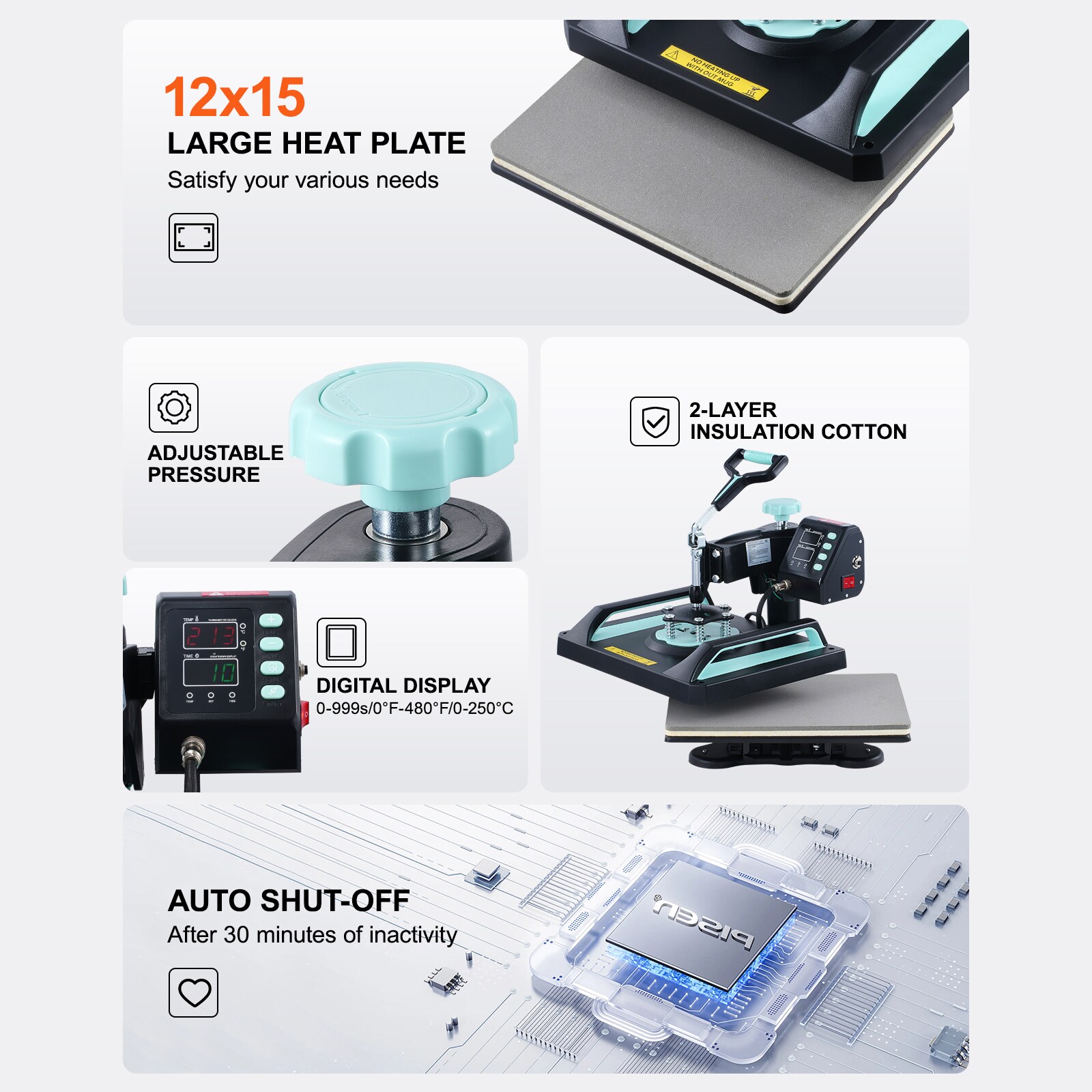 VEVOR SCYTS30OZ12107967V1 Crafting-Machines-Accessories - View #6