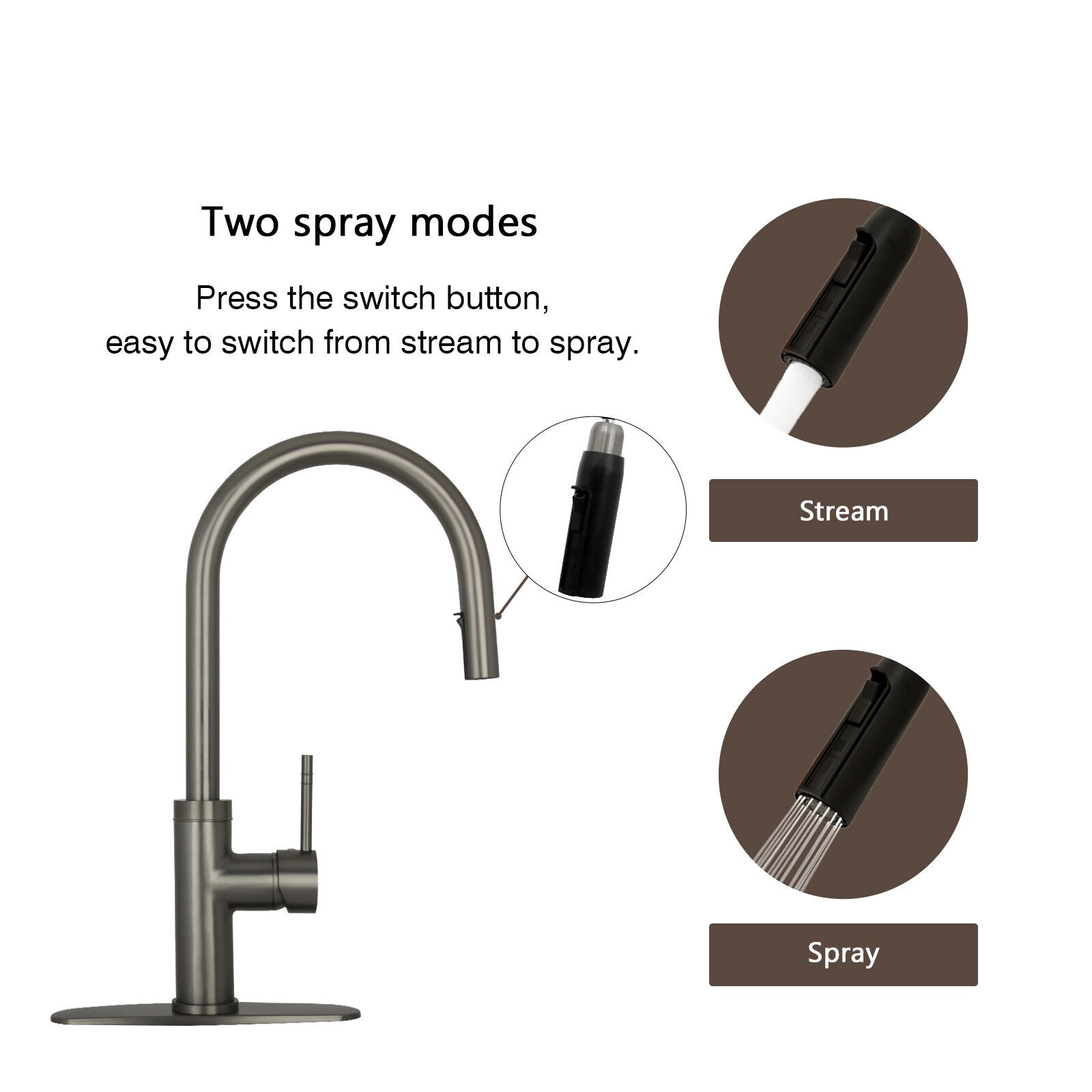Akicon AK96416-GB Kitchen-Faucets - View #4