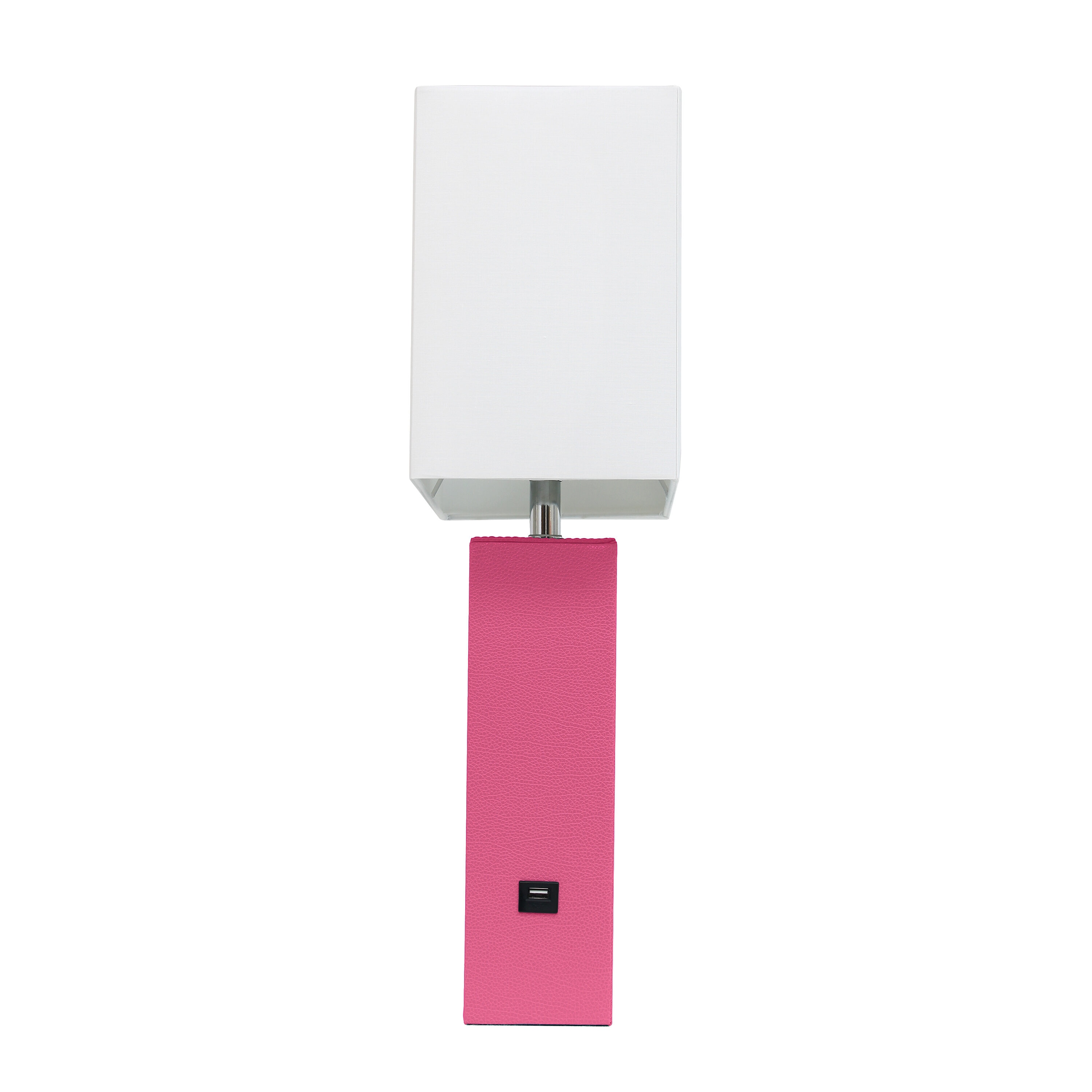 Lalia Home Lexington 21 In Hot Pink On Off Switch Table Lamp With