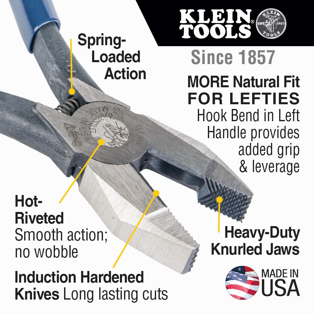 Klein Tools D2017CSTLFT sidecutters - View #2
