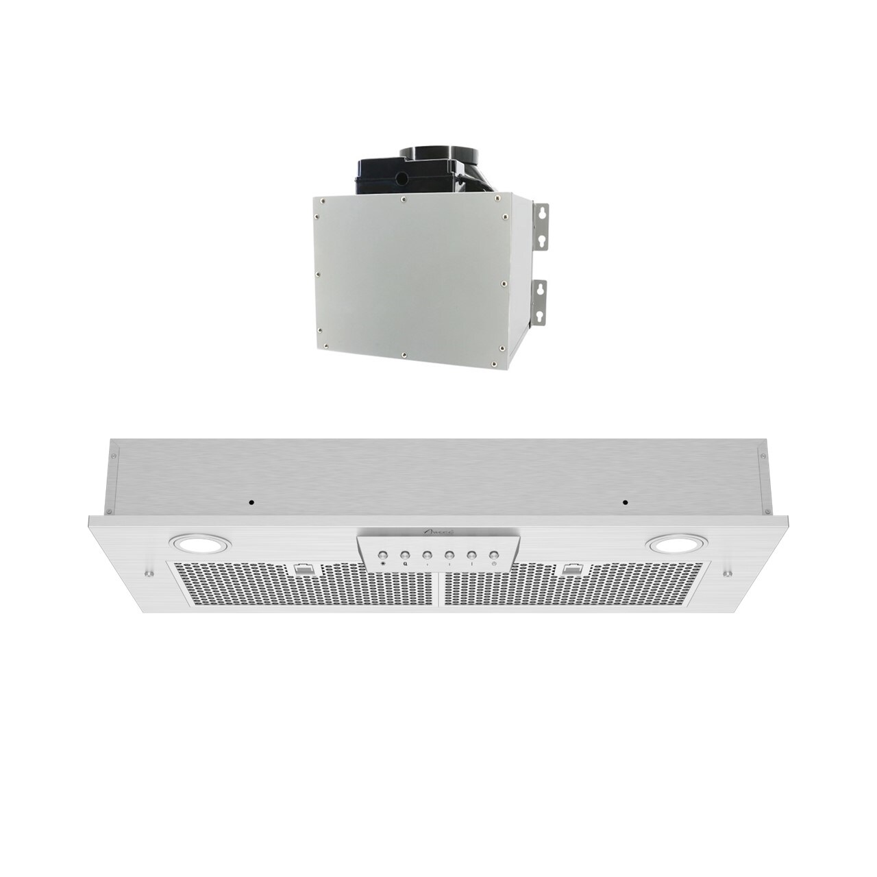 Awoco RH-IT06-M30 30 inch Ducted 800-CFM Stainless Steel Insert Under Cabinet Range Hood