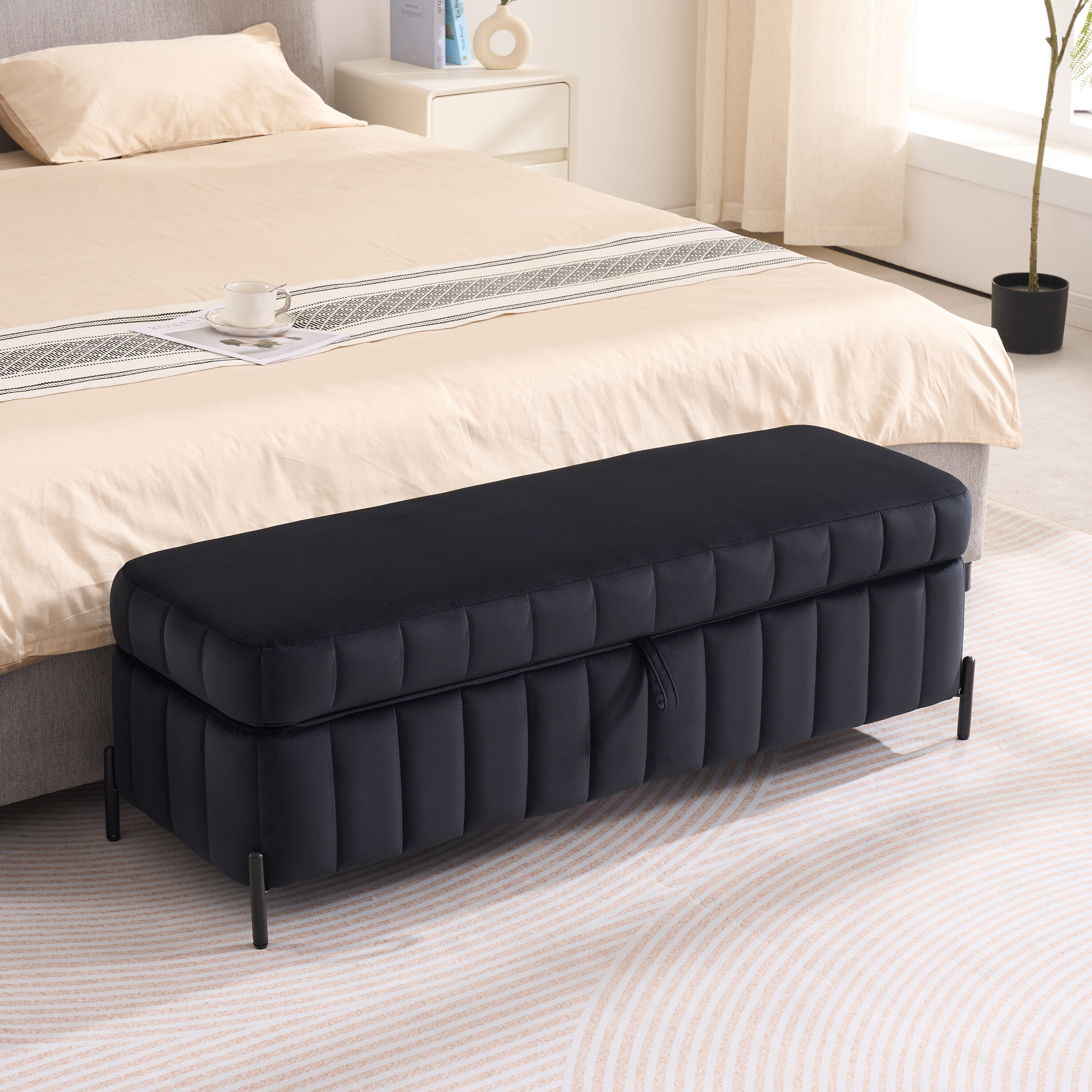 Hrinhom HC-S4114-BLACK bench - View #2