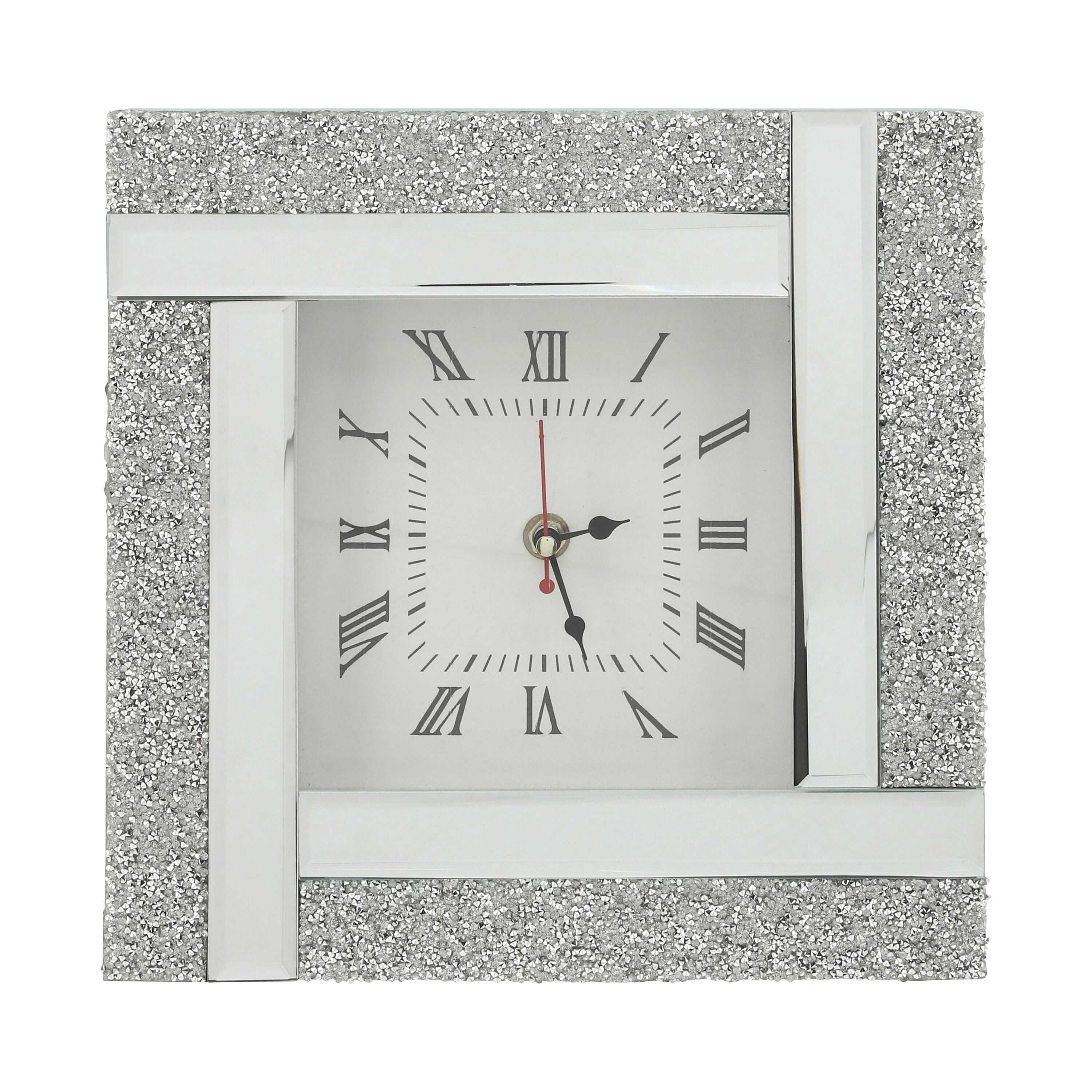 Sagebrook Home Analog Square Tabletop in the Clocks department at