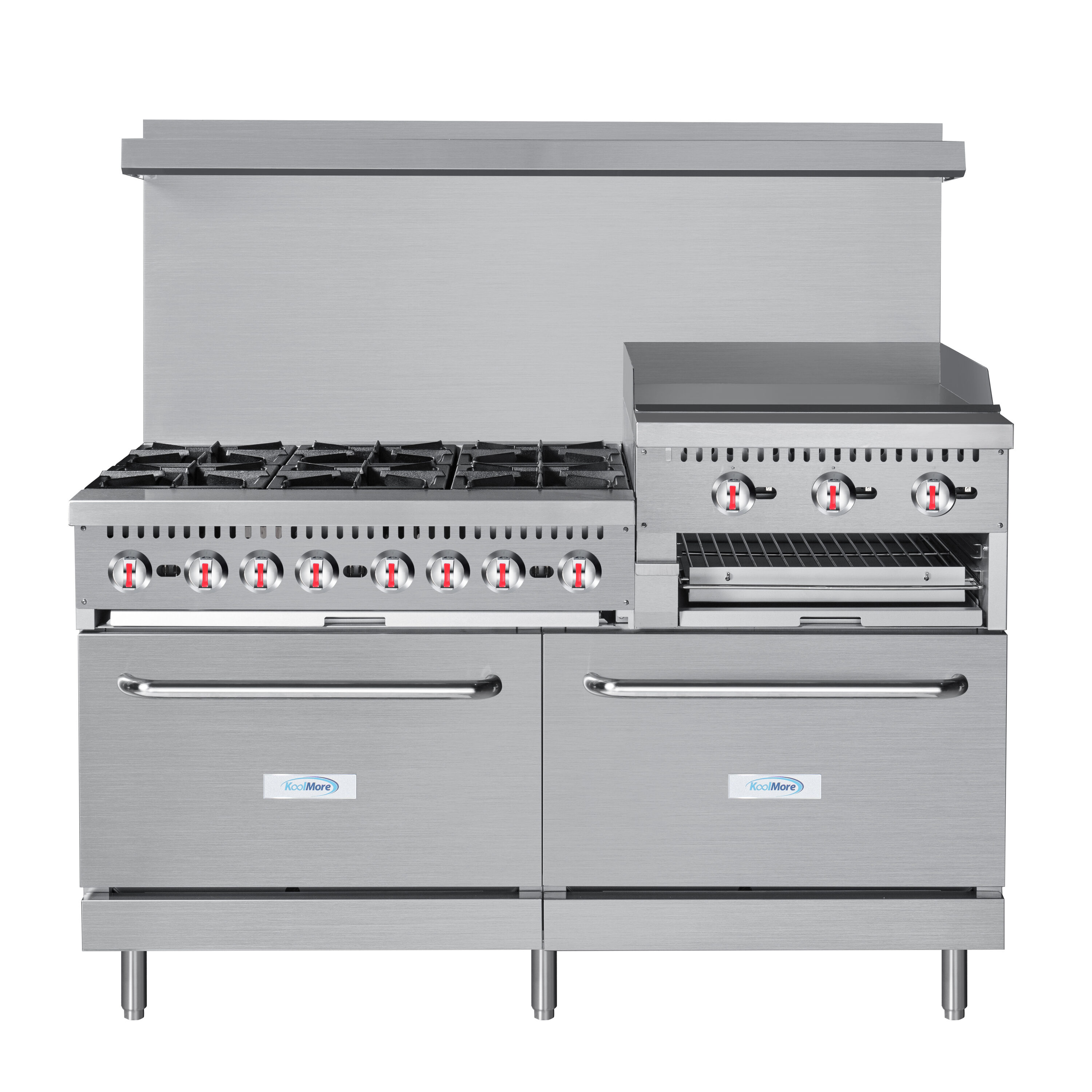 KoolMore LOW-KM-CRGB60-LP Double-Oven-Gas-Ranges - View #15