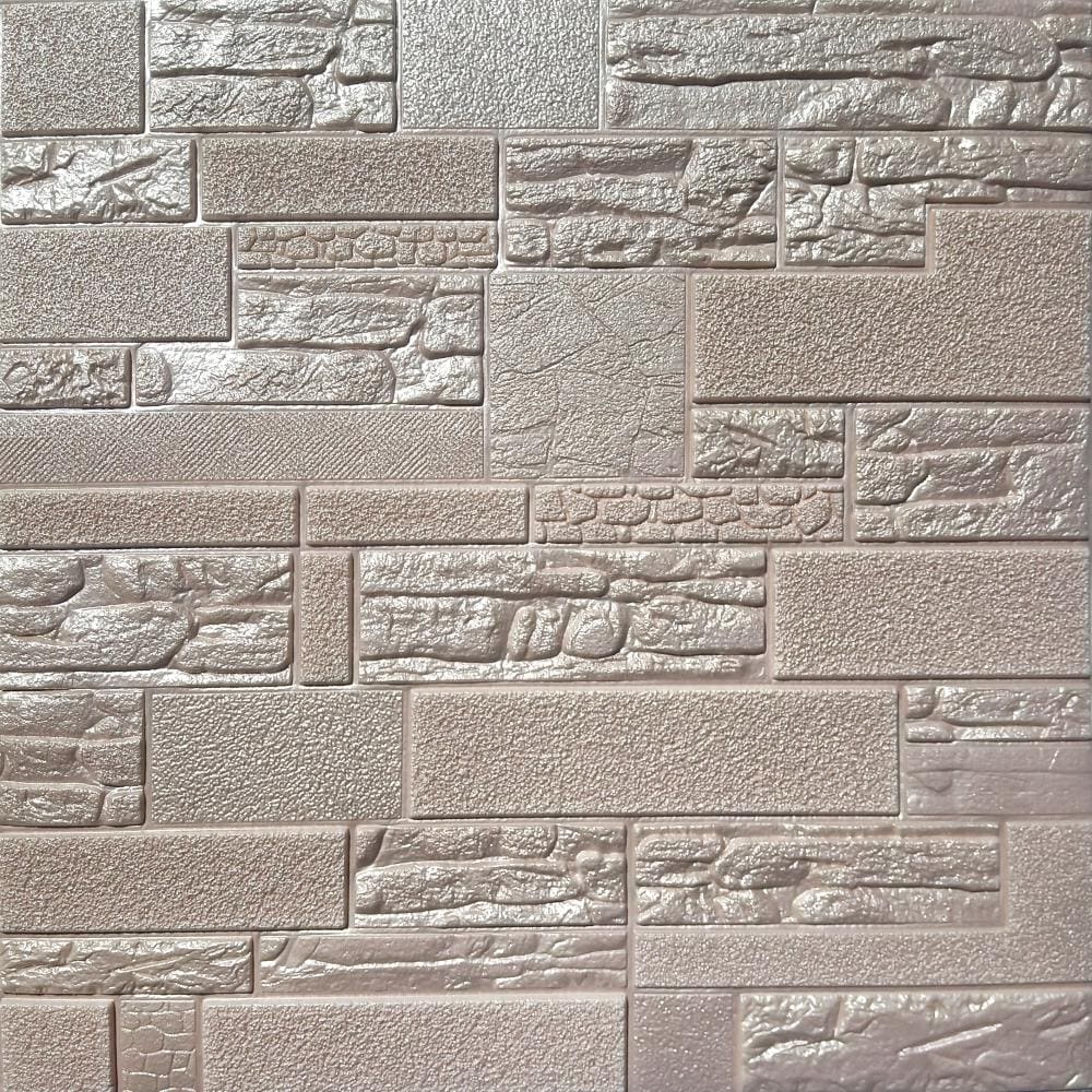 Dundee Deco LUJN-R284-10 28-in x 28-in Embossed Paintable Polyurethane Faux Brick Wall Panel ( 10 -Pack, Covers 5.4-sq ft )