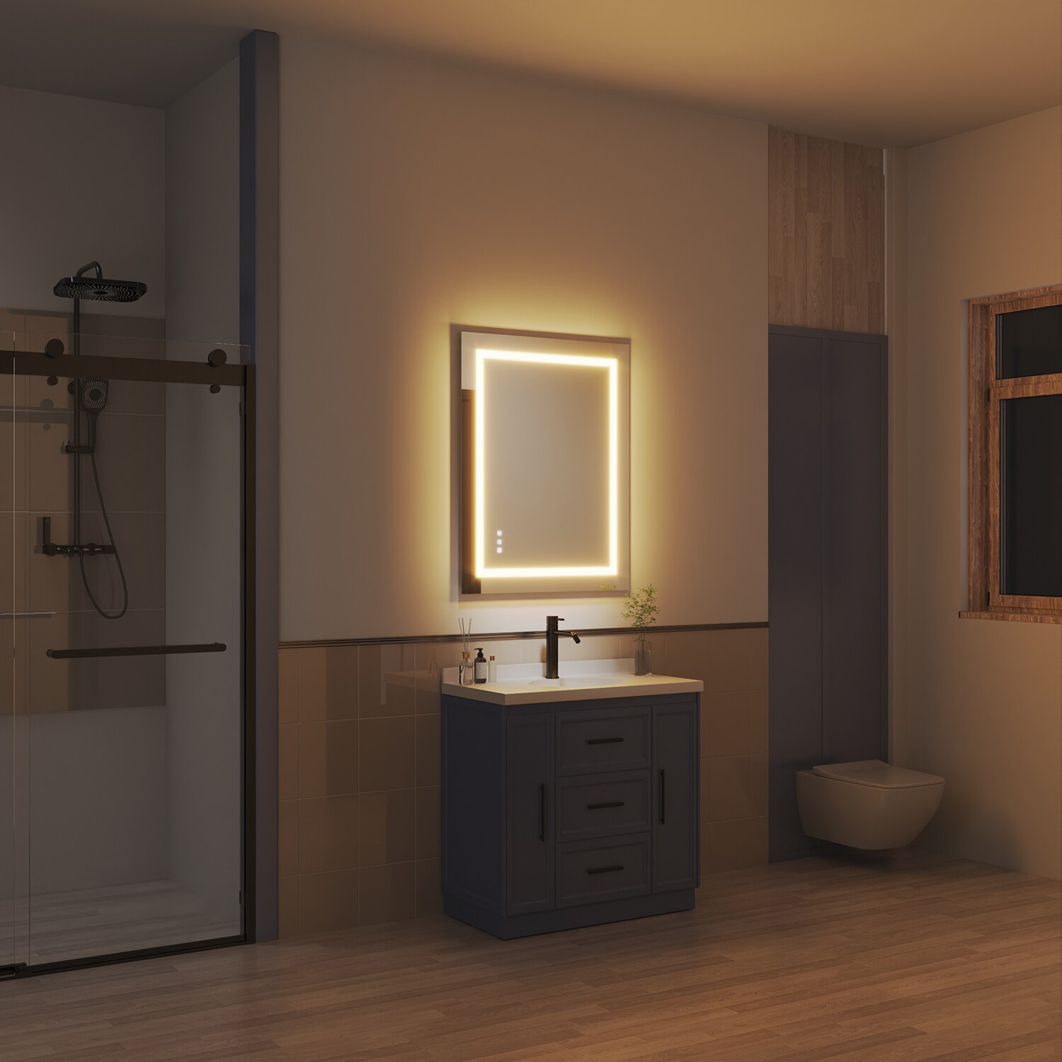 waterpar WPLO-2180 Framed-Bath-Mirrors - View #4