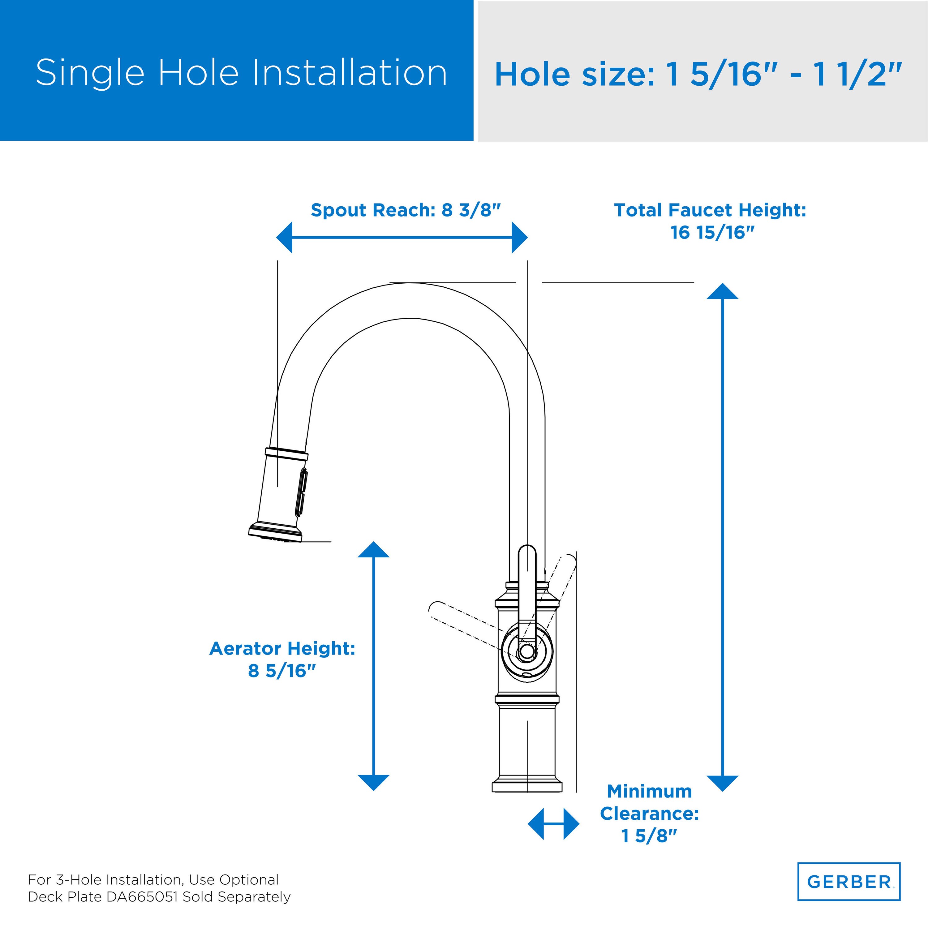 Gerber D454437 Kitchen-Faucets - View #6