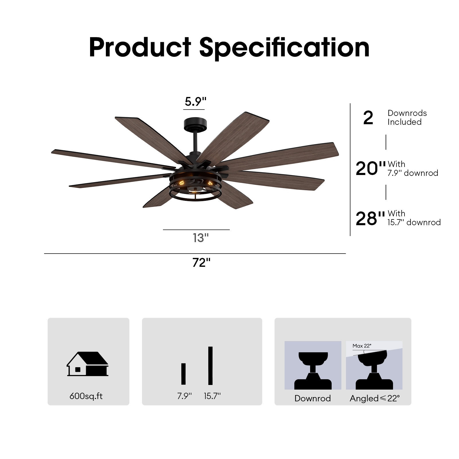 SILJOY FS-8837D-72-01 Ceiling-Fans - View #4