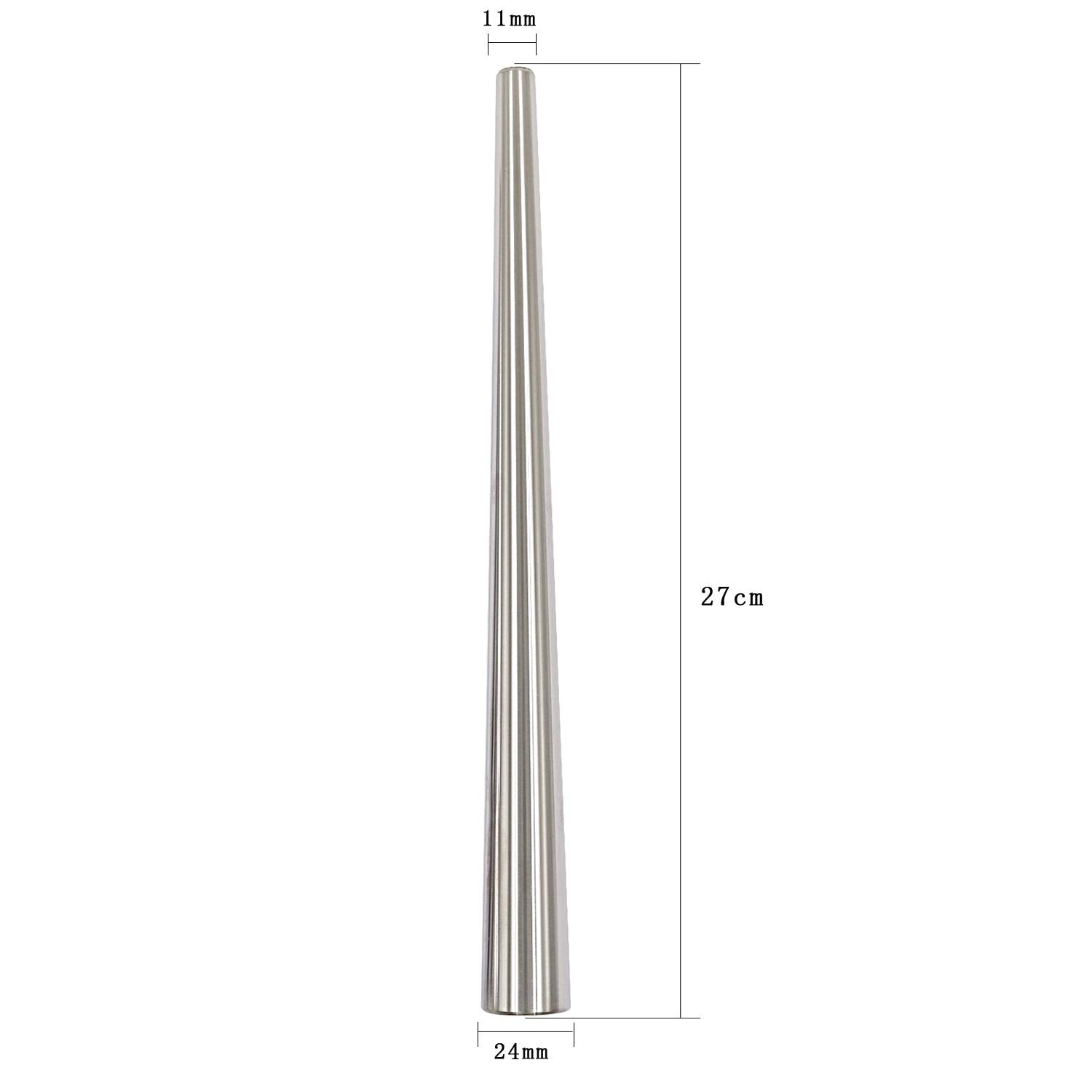 KIWDZFU Ring Sizer Mandrel Measuring Tool Set with Rubber Jeweler ...