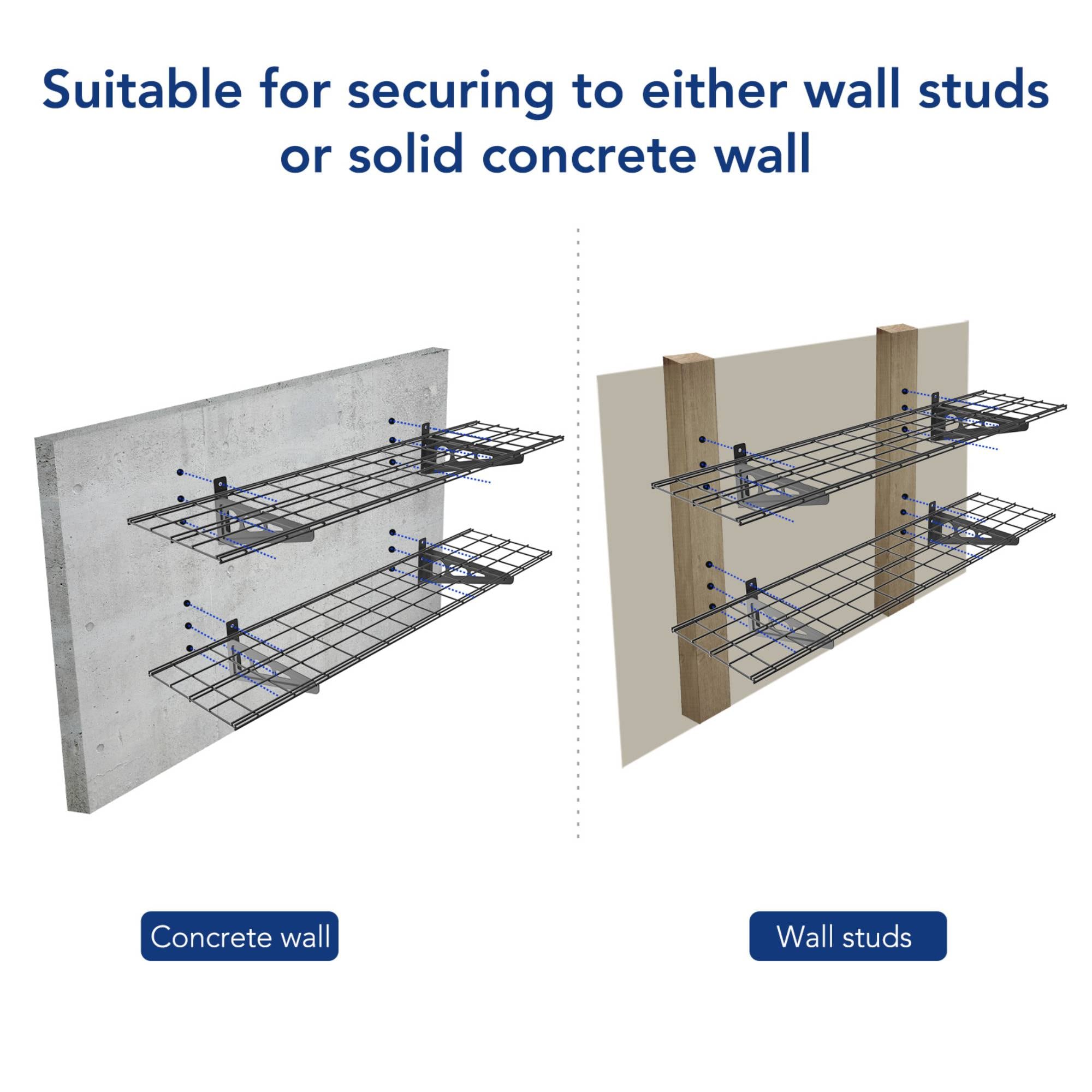 Fleximounts WR14B-E Wall-Mounted-Shelving - View #4