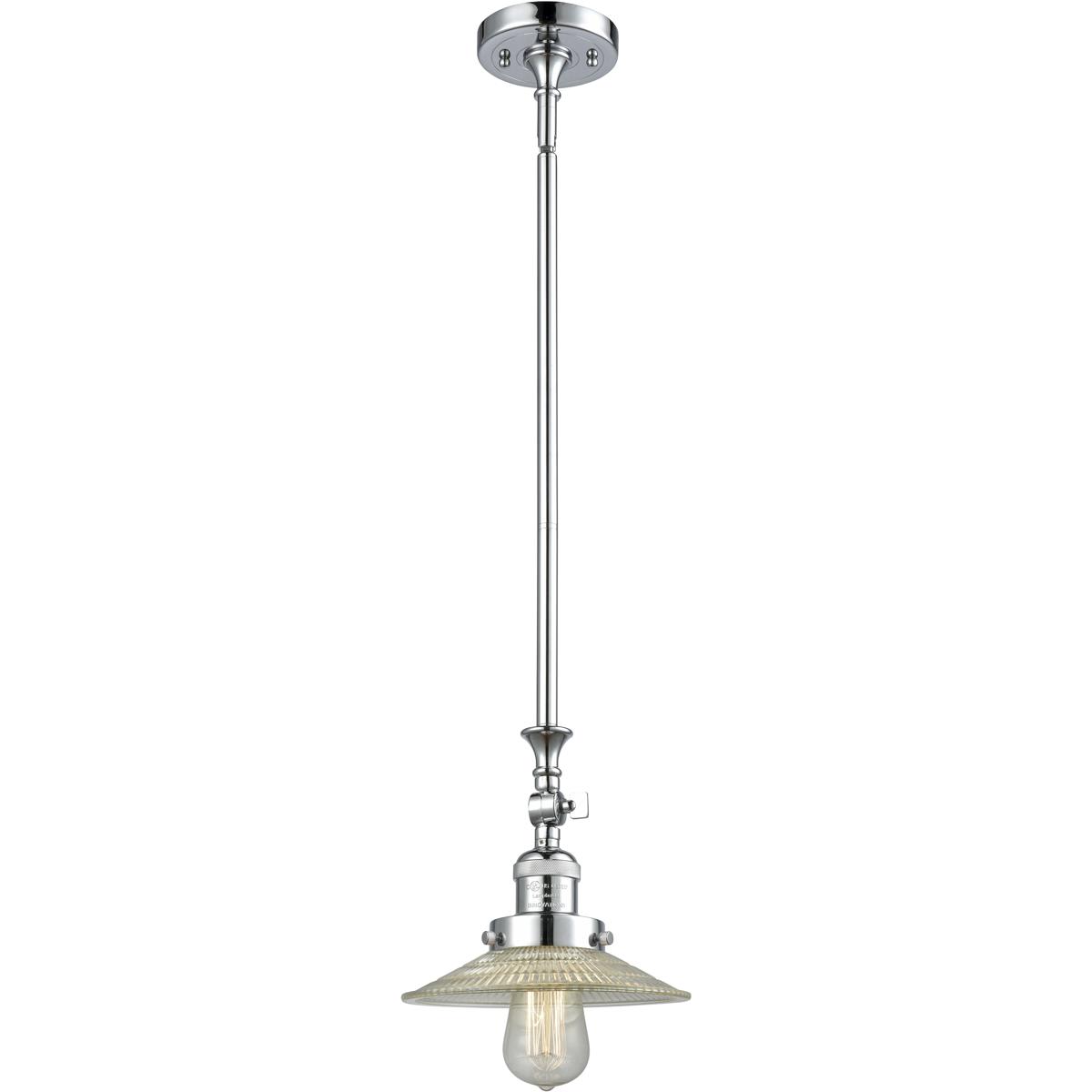 Innovations Lighting 1425848 206-PC-G2-LED Franklin Restoration Halophane Mini Pendant