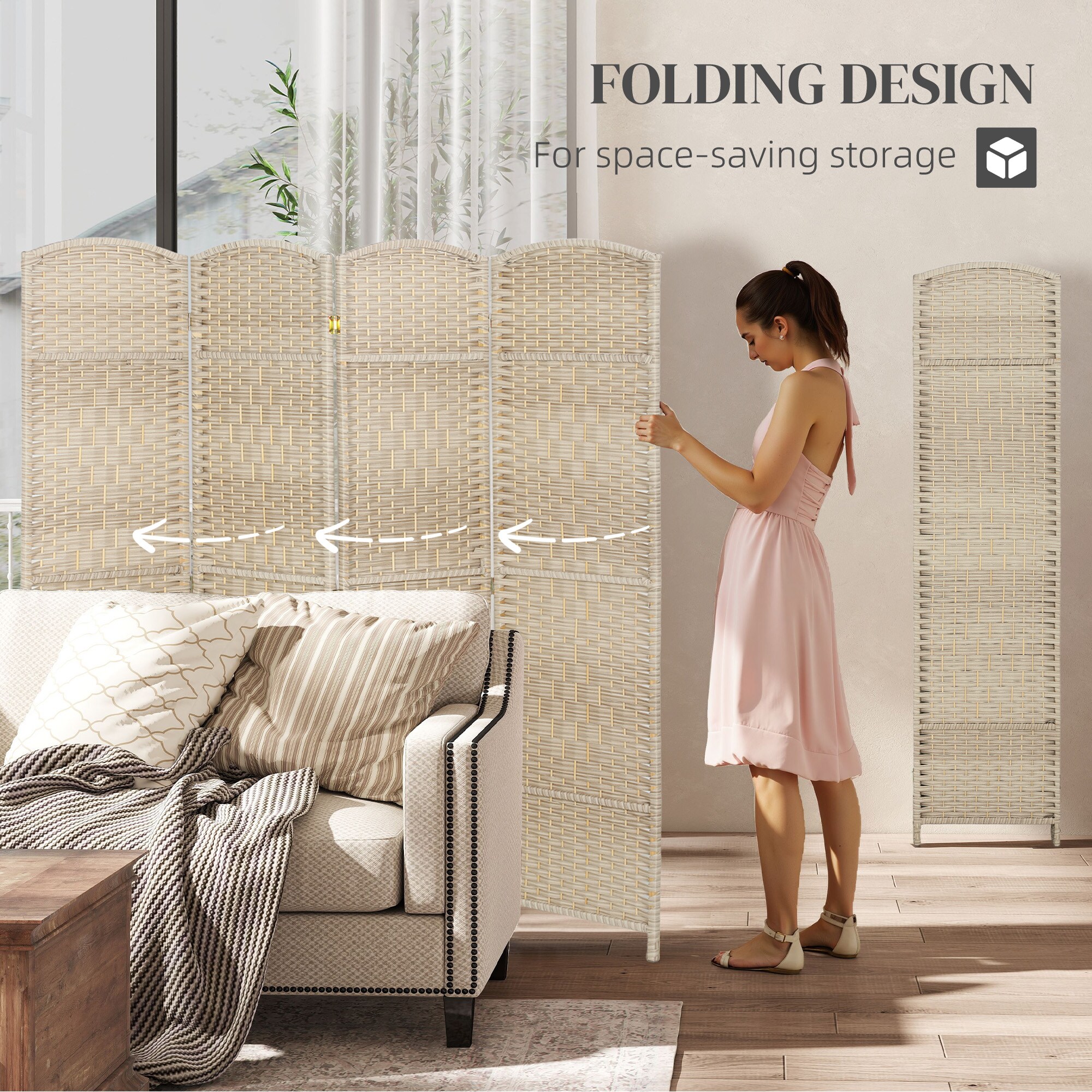 LUXEYARD DS-M-BAC06557 Indoor-Privacy-Screens - View #6