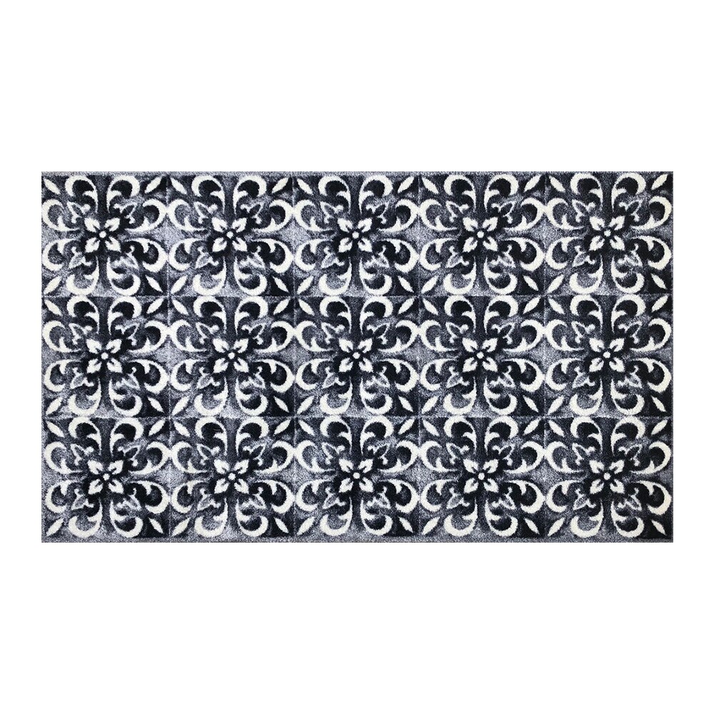 Studio 67 S67M78 Washable Black Indoor Machine Washable Area Rug