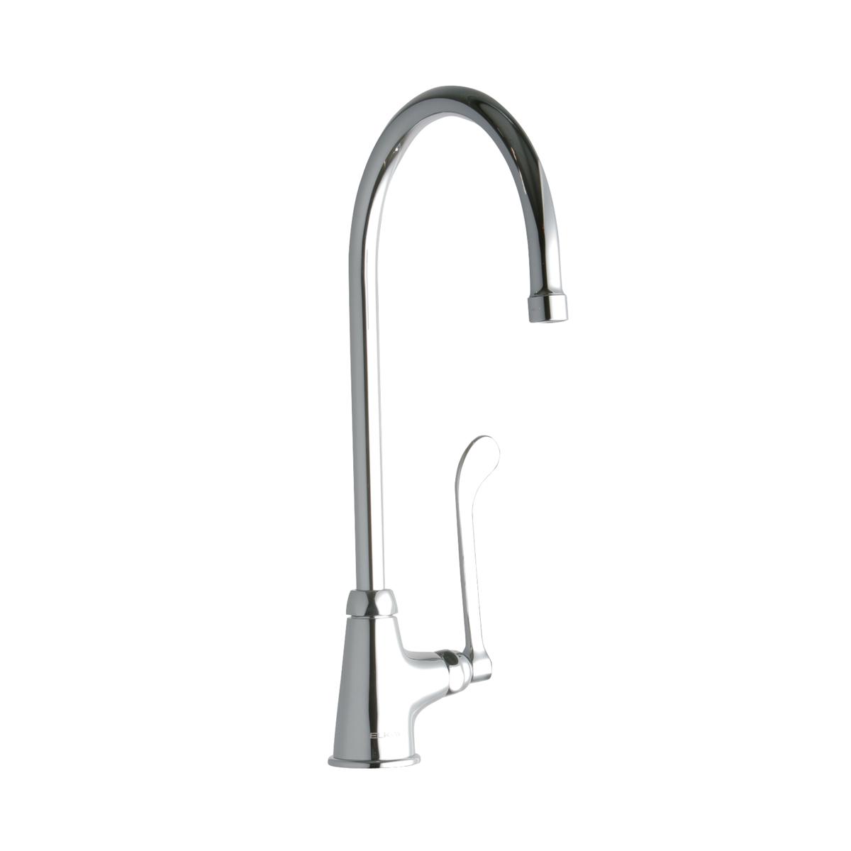 Elkay LK535GN08T6 Chrome Single Handle Deck-mount Commercial Kitchen Faucet