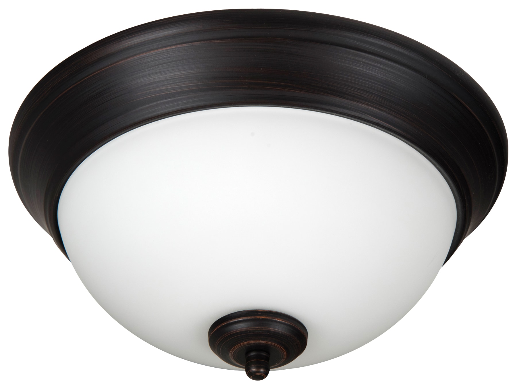 Craftmade XP11ABZ-2W Pro Builder 1 -Light 11-in Matte Bronze Flush Mount Light