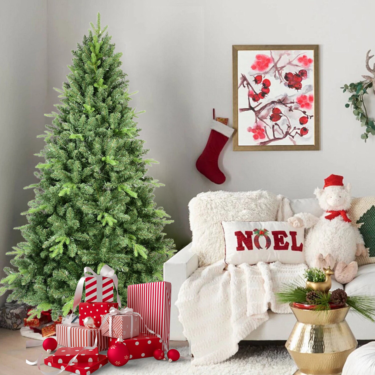 WELLFOR CM-HGY-23487US Artificial-Christmas-Trees - View #6