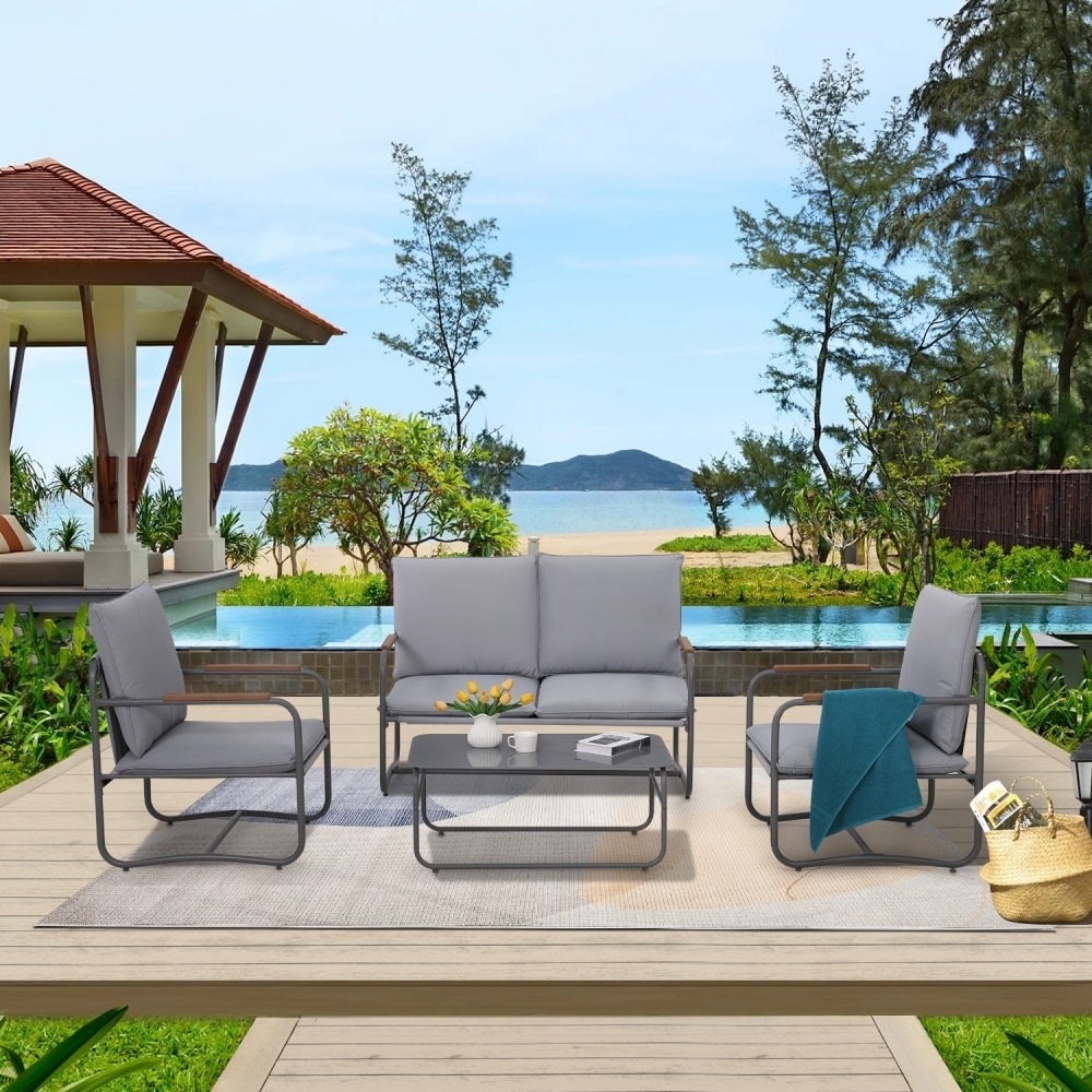 AHIOU HOME ZAAHG-W127585S Patio-Conversation-Sets - View #4