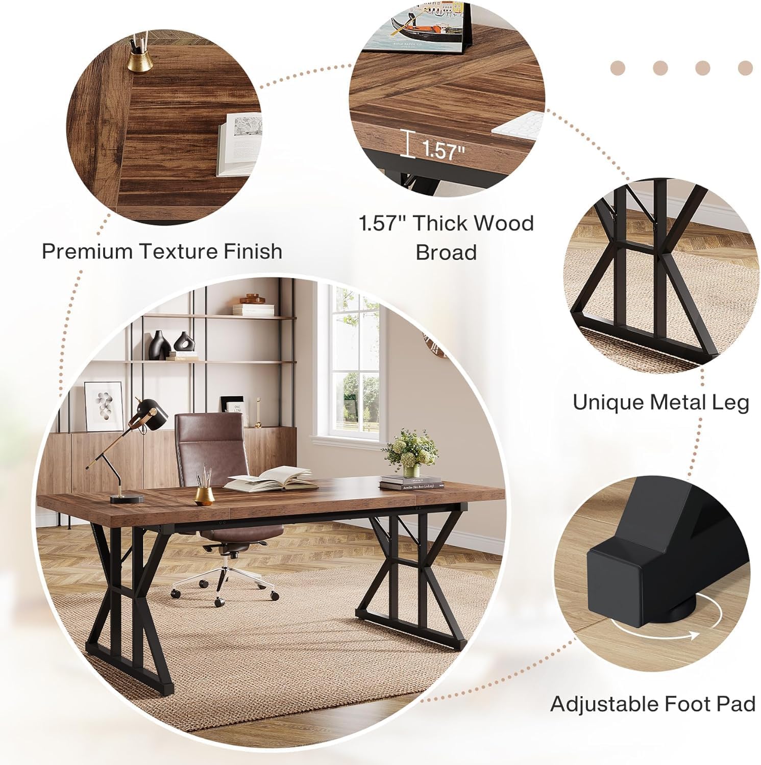 Tribesigns LWOYJL-JW0590 desks - View #3