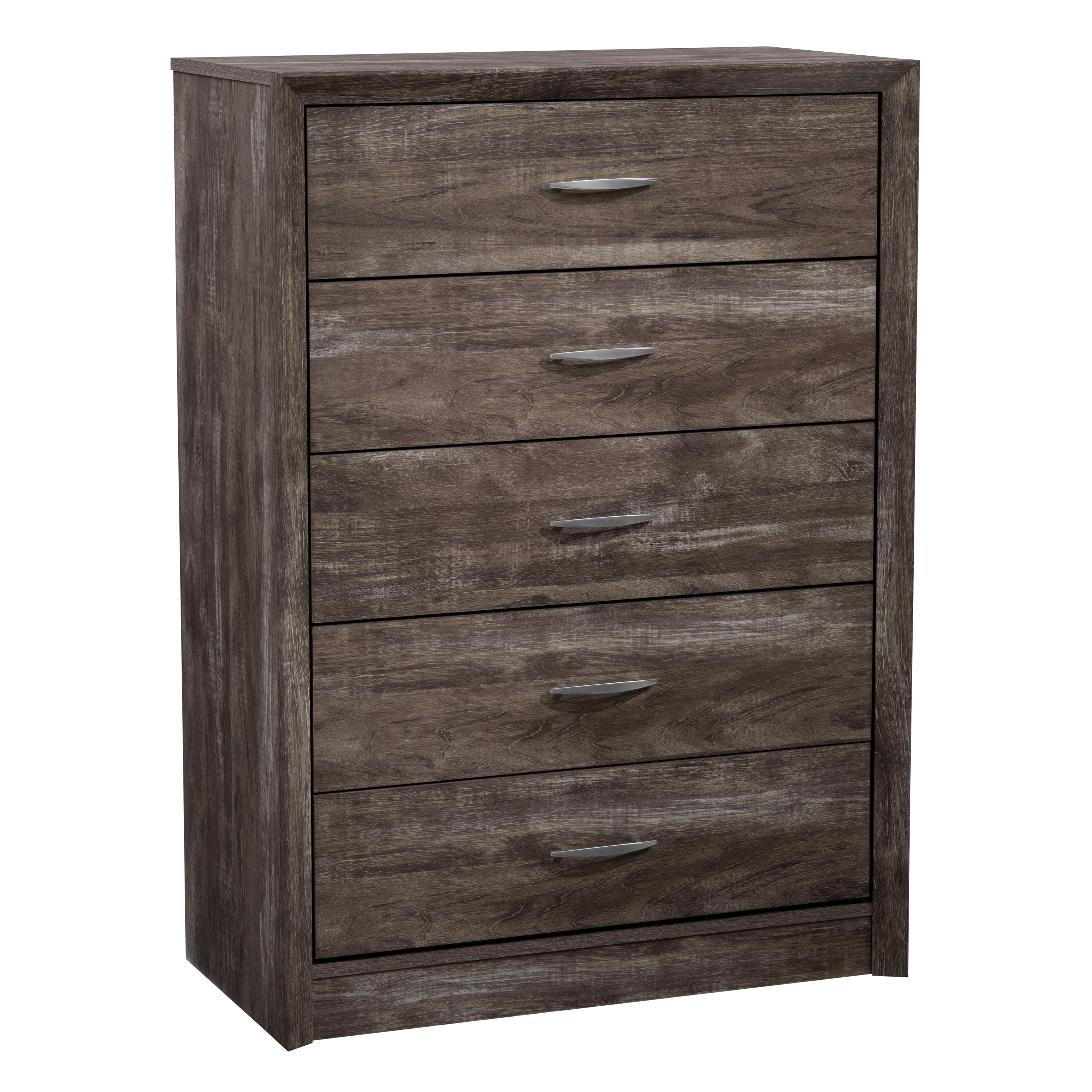 CorLiving Newport Grey Washed Oak 5-Drawer in the Dressers department at