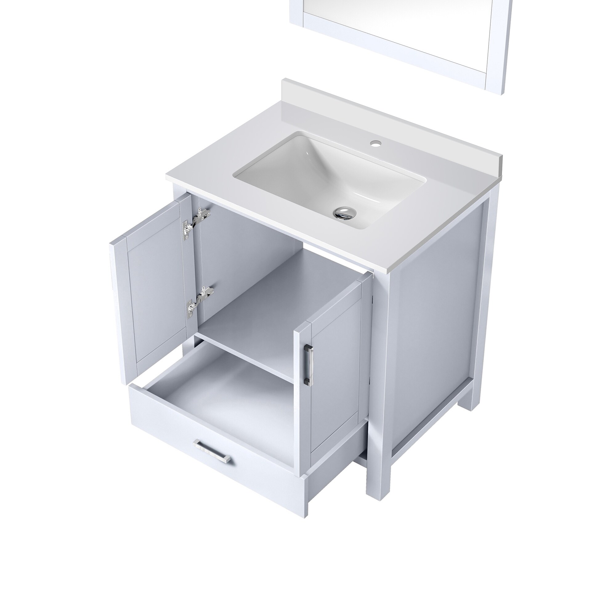 Lexora LJ342230SAWQM28 Bath-Vanity-Combo - View #3
