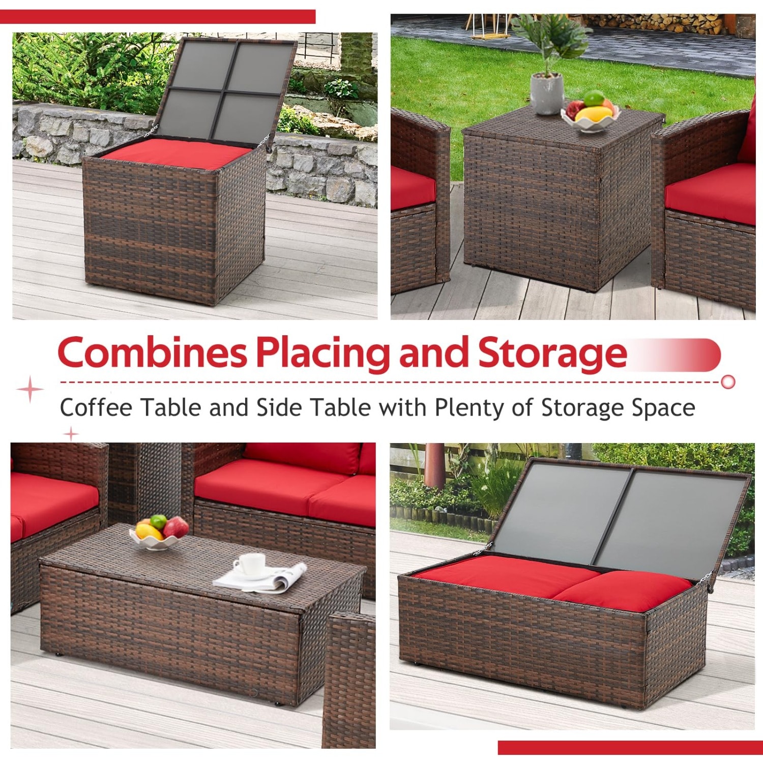 AECOJOY 16080RD-LS01 Patio-Sofas-Daybeds - View #2