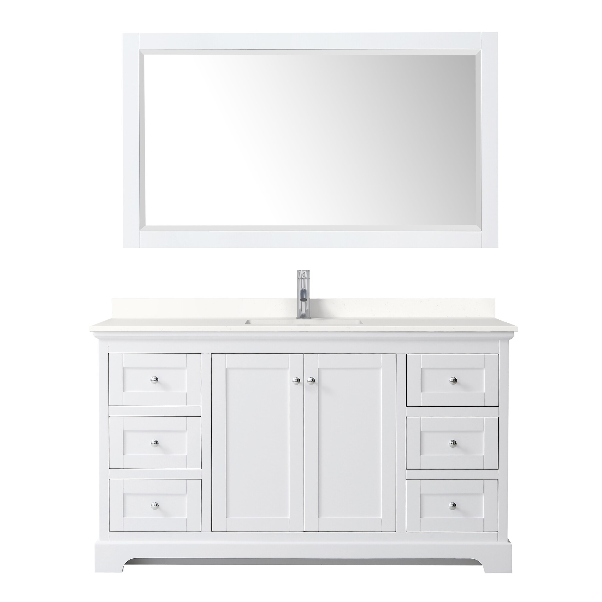 Wyndham Collection WCV232360SWHWQUNSM58 Bath-Vanity-Combo - View #2
