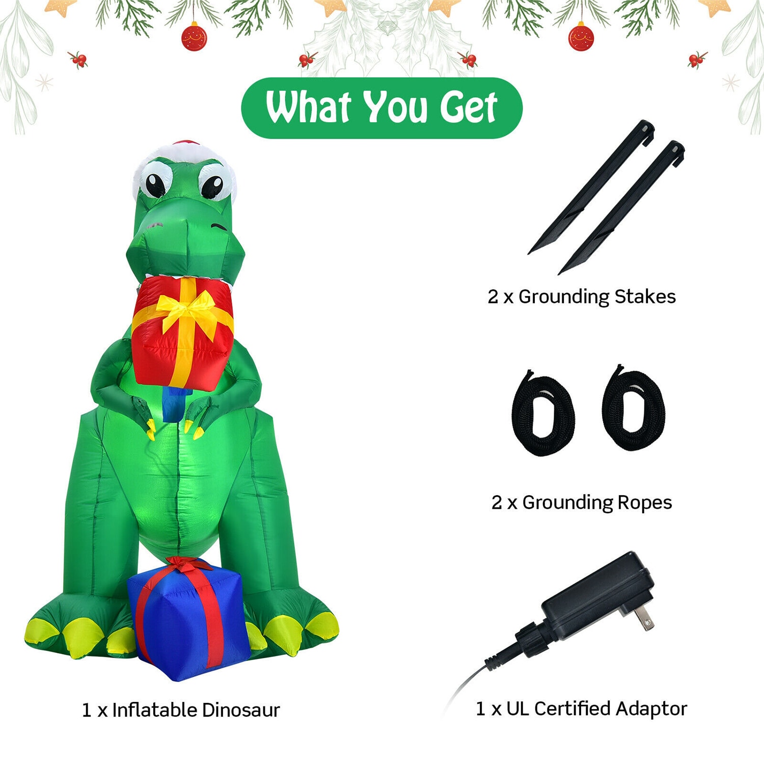 WELLFOR HYJ23729US Christmas-Inflatables - View #5