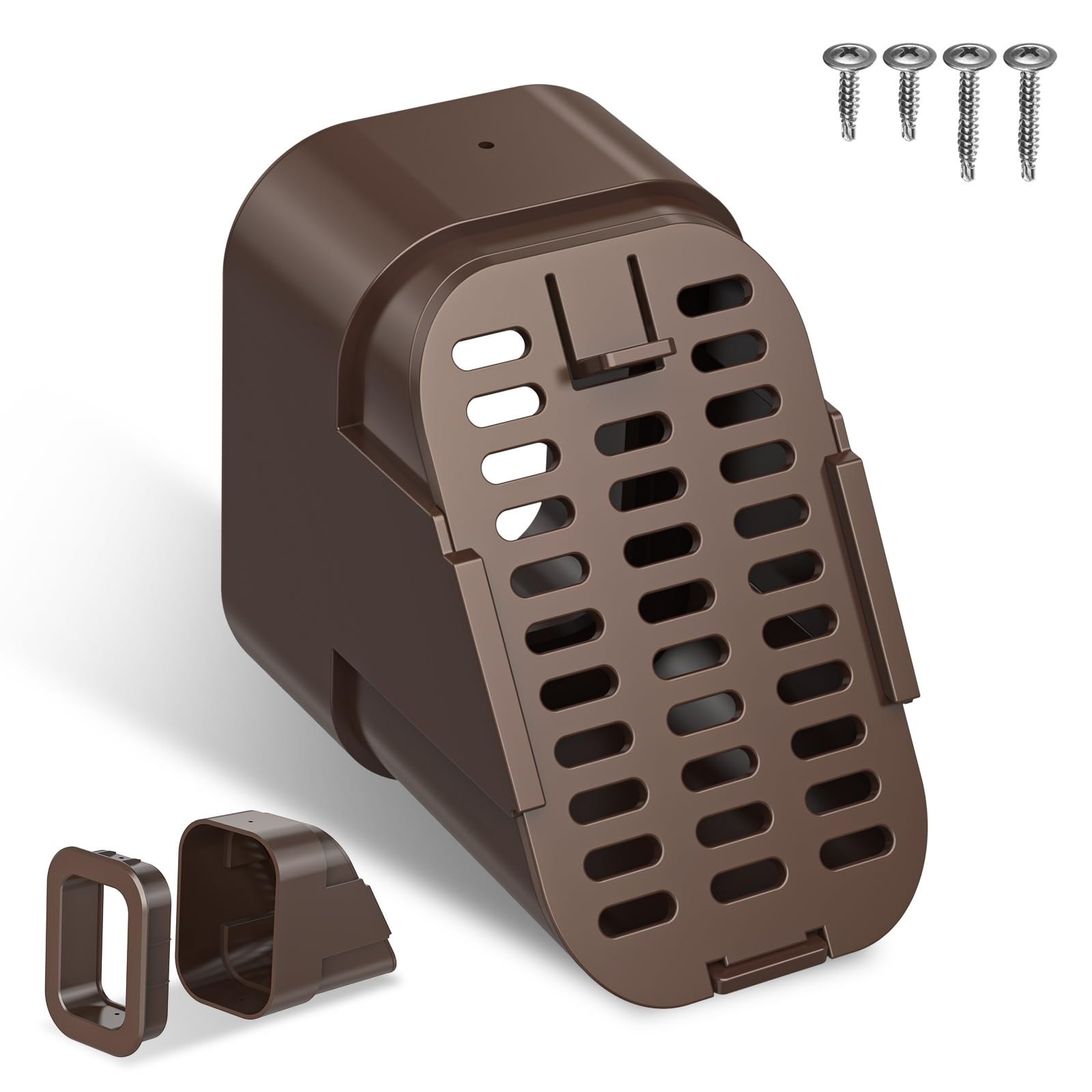 Etokfoks -  3 in x 2 in 4 in x 3 in Type B Downspout Gutter Cover Leaf Guard Splash Guard Outlet ...