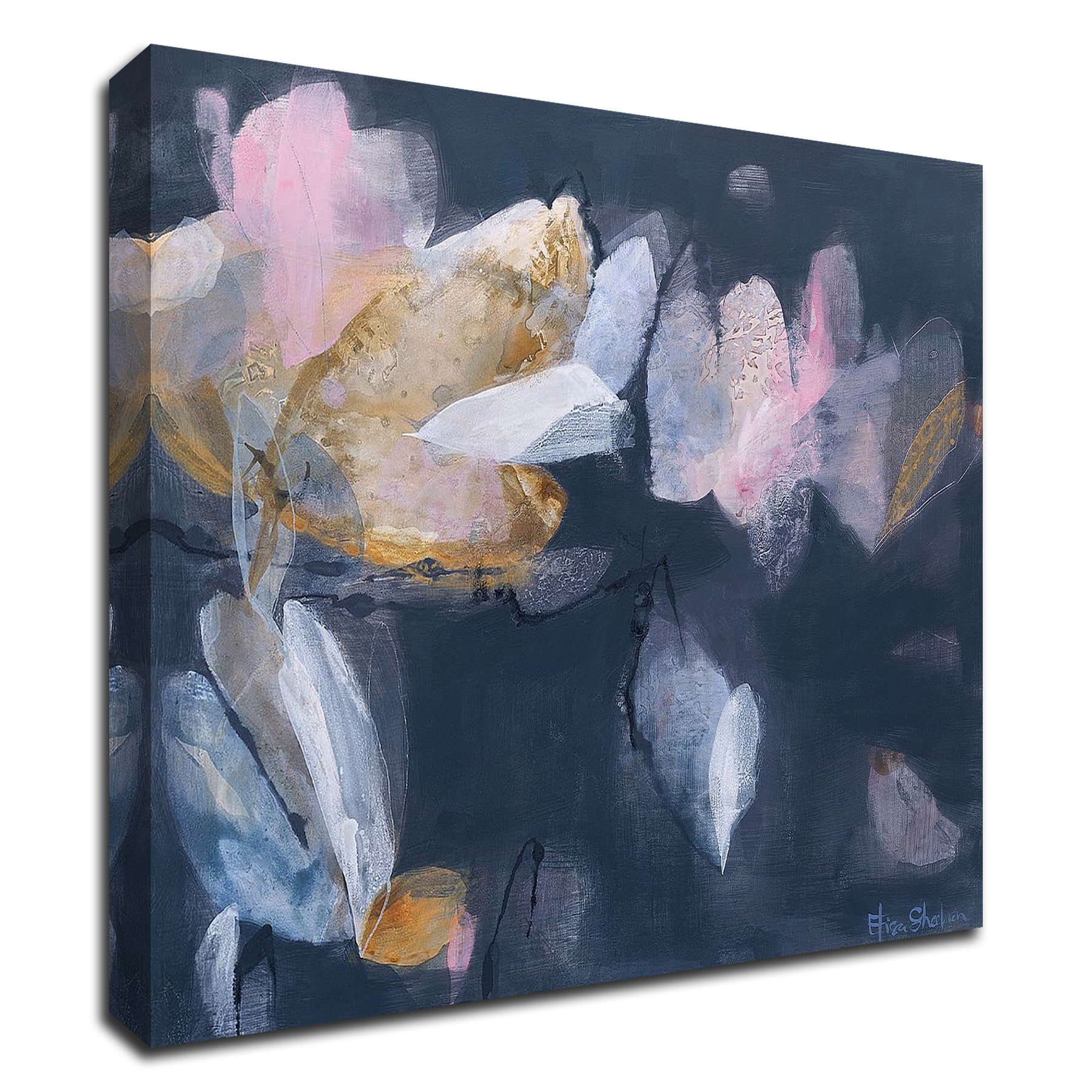 Tangletown Fine Art 8S1779DC-3024 Magnolia Gloaming No. 1 Elisa Sheehan 24-in H x 30-in W Abstract Print on Canvas