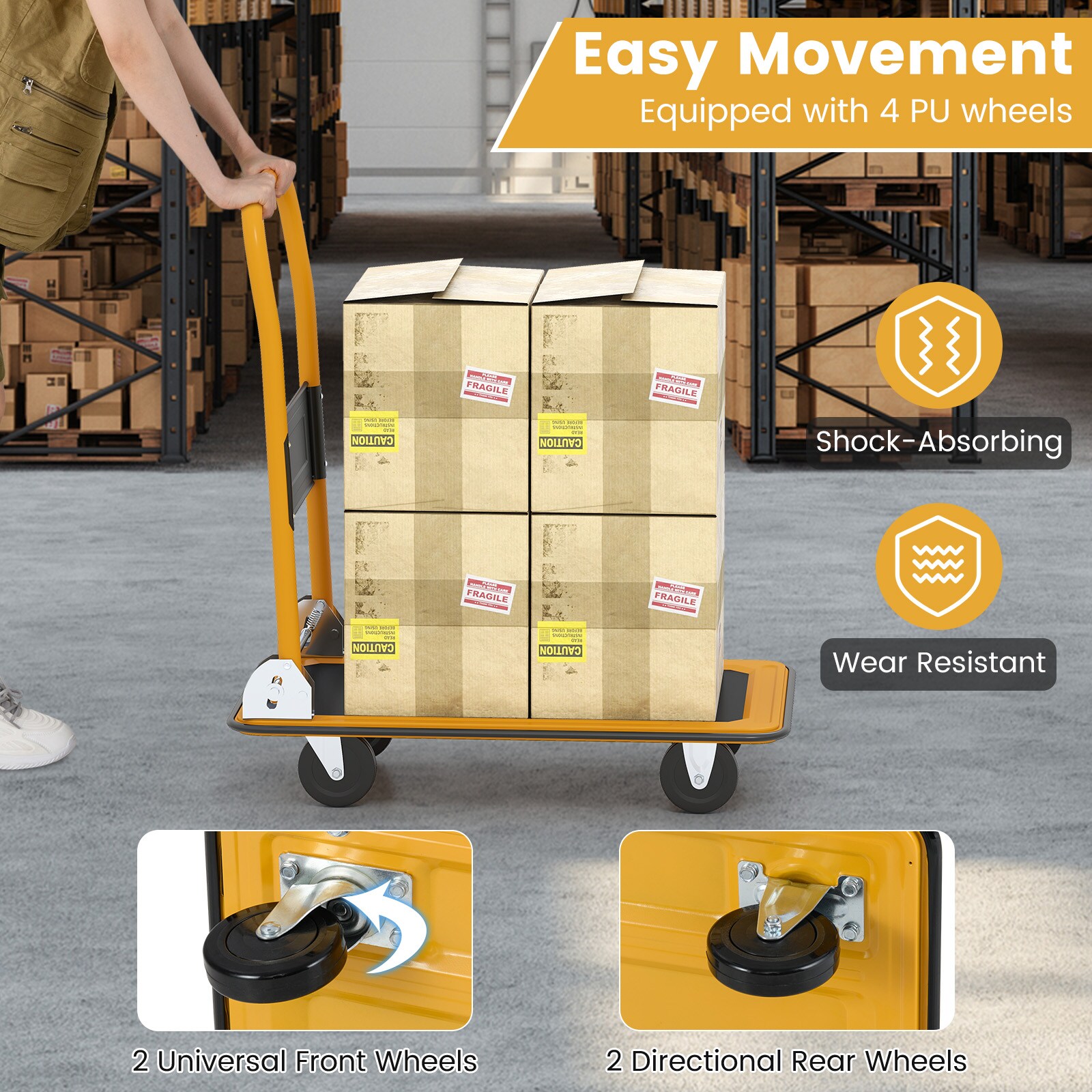 Slickblue D-CO-KD60103LT Hand-Truck-Dollies - View #3