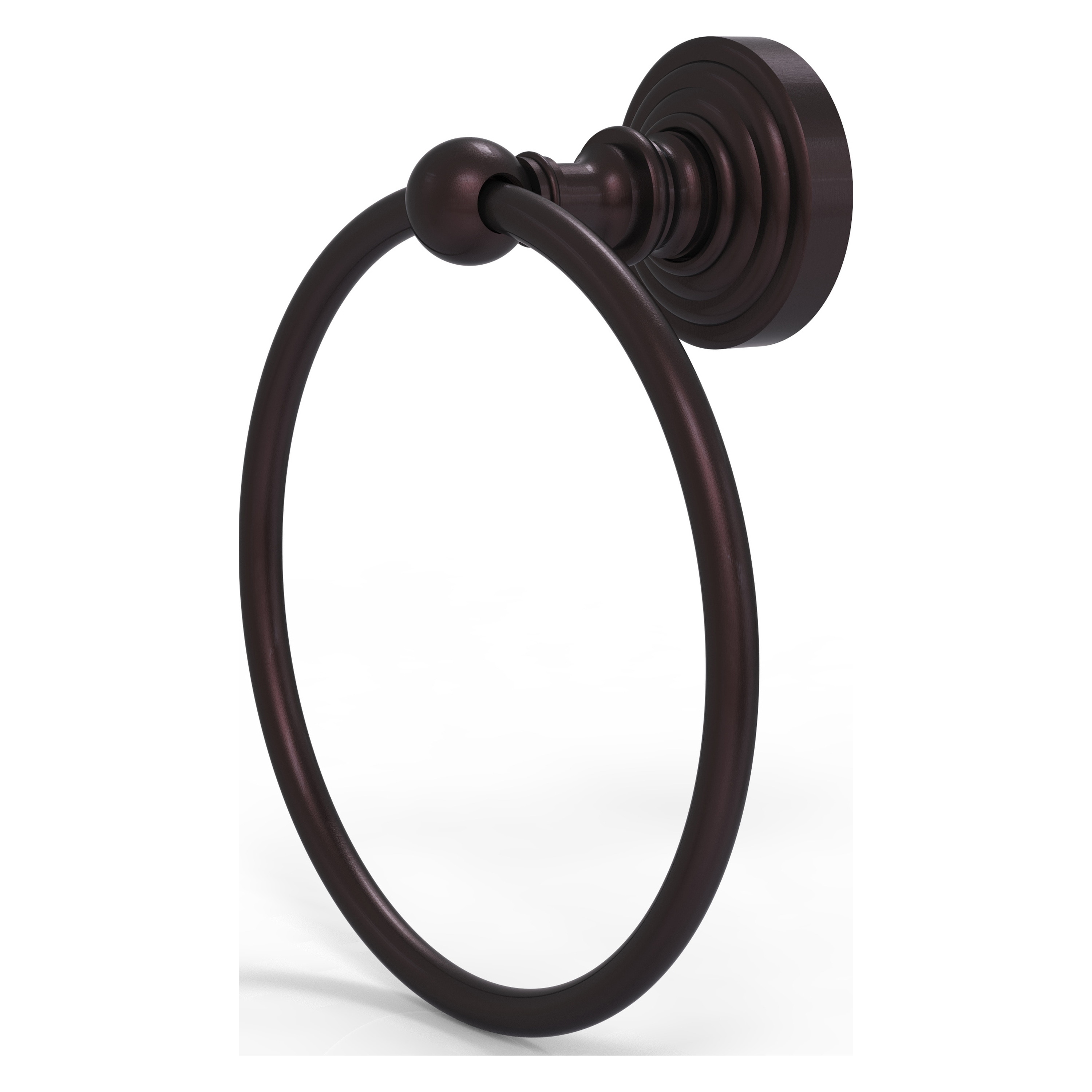 Allied Brass WP-16-ABZ Waverly Place Antique Bronze Wall mount Single Towel Ring