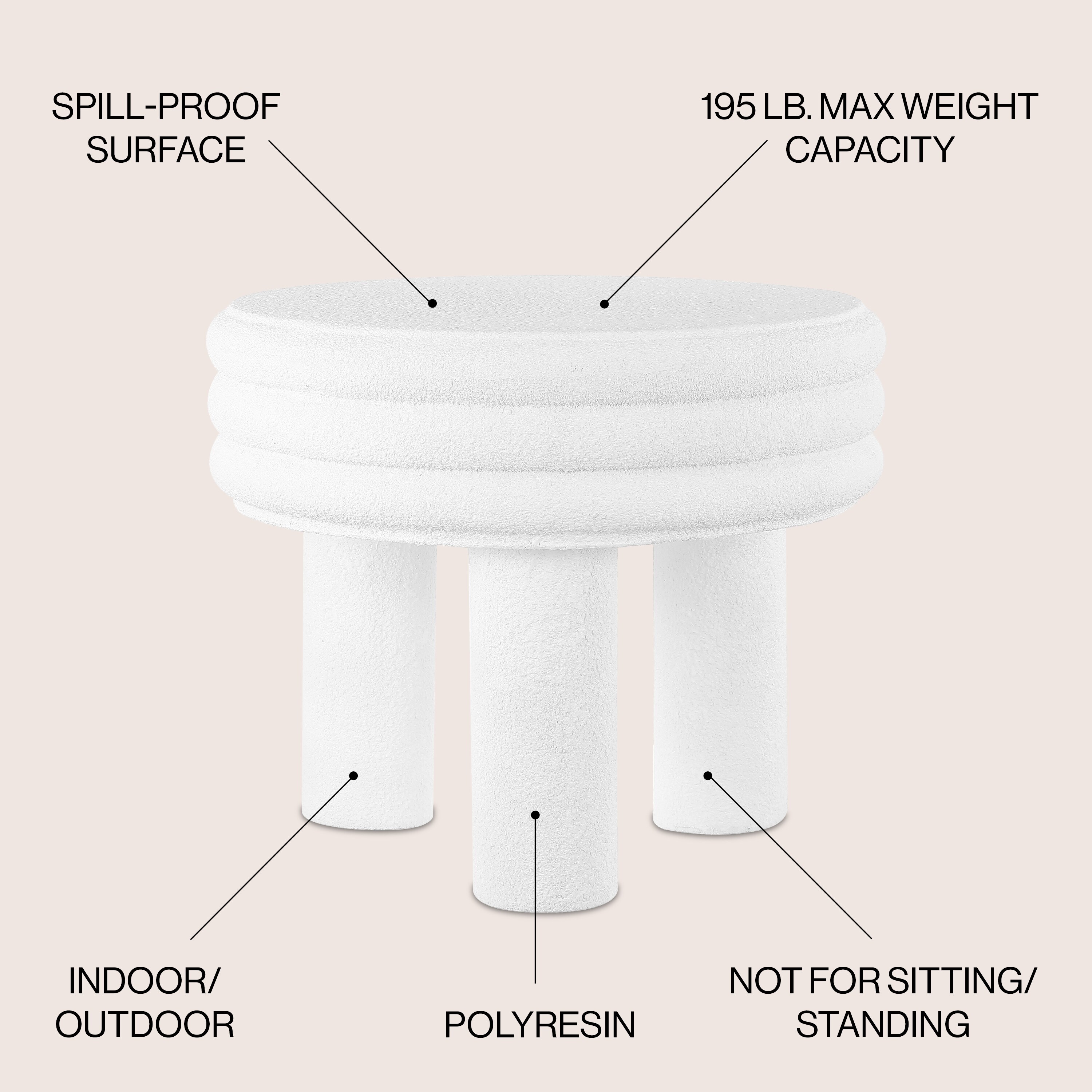 JONATHAN  Y TBL1106C Patio-Tables - View #2