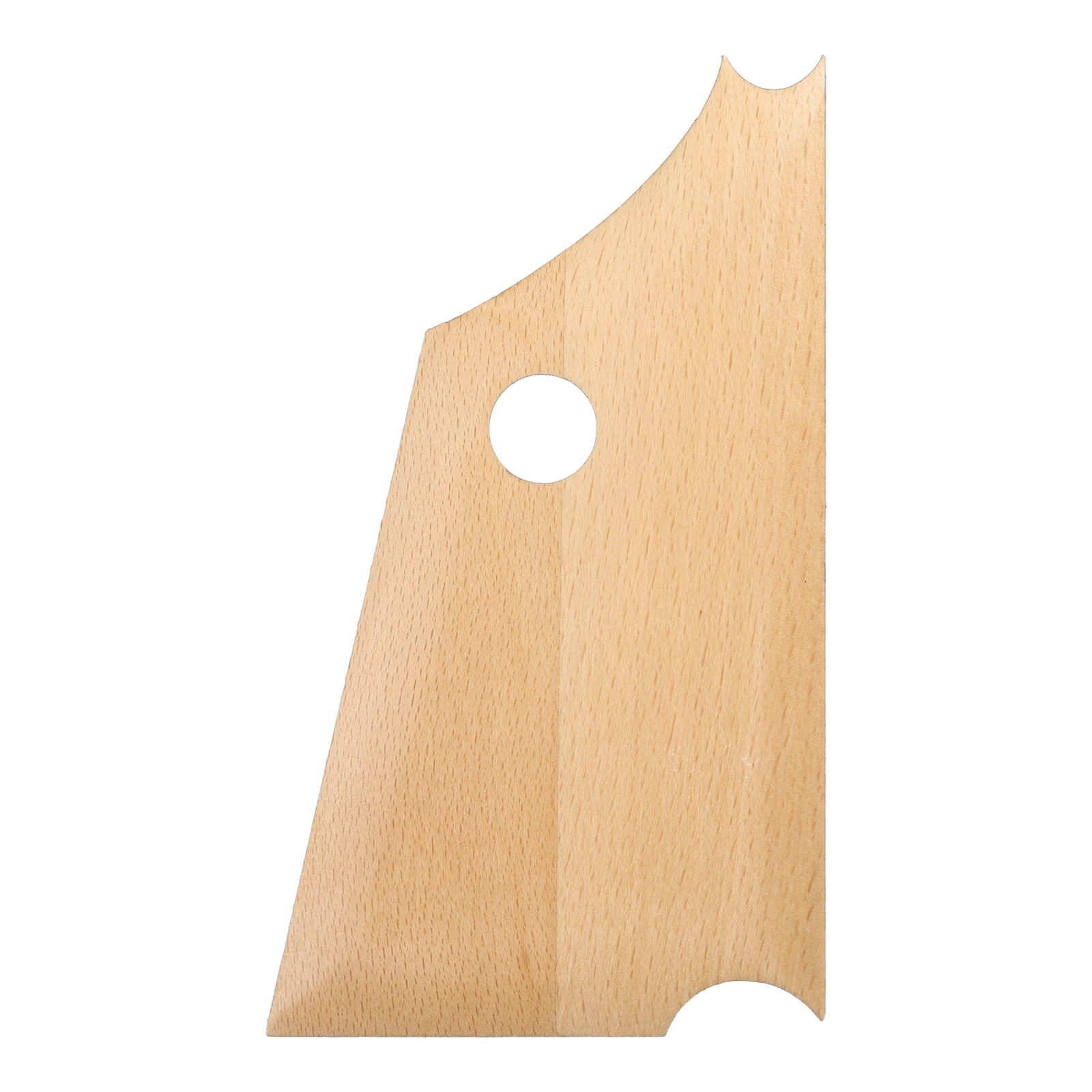 Harfington Pottery Ribs Trimming Tools Pottery Profile Rib Wooden Foot Shaper Details Foot Shaper Texture Rib Beech Wood for Carving Ceramics Clay #S26042301UX6131
