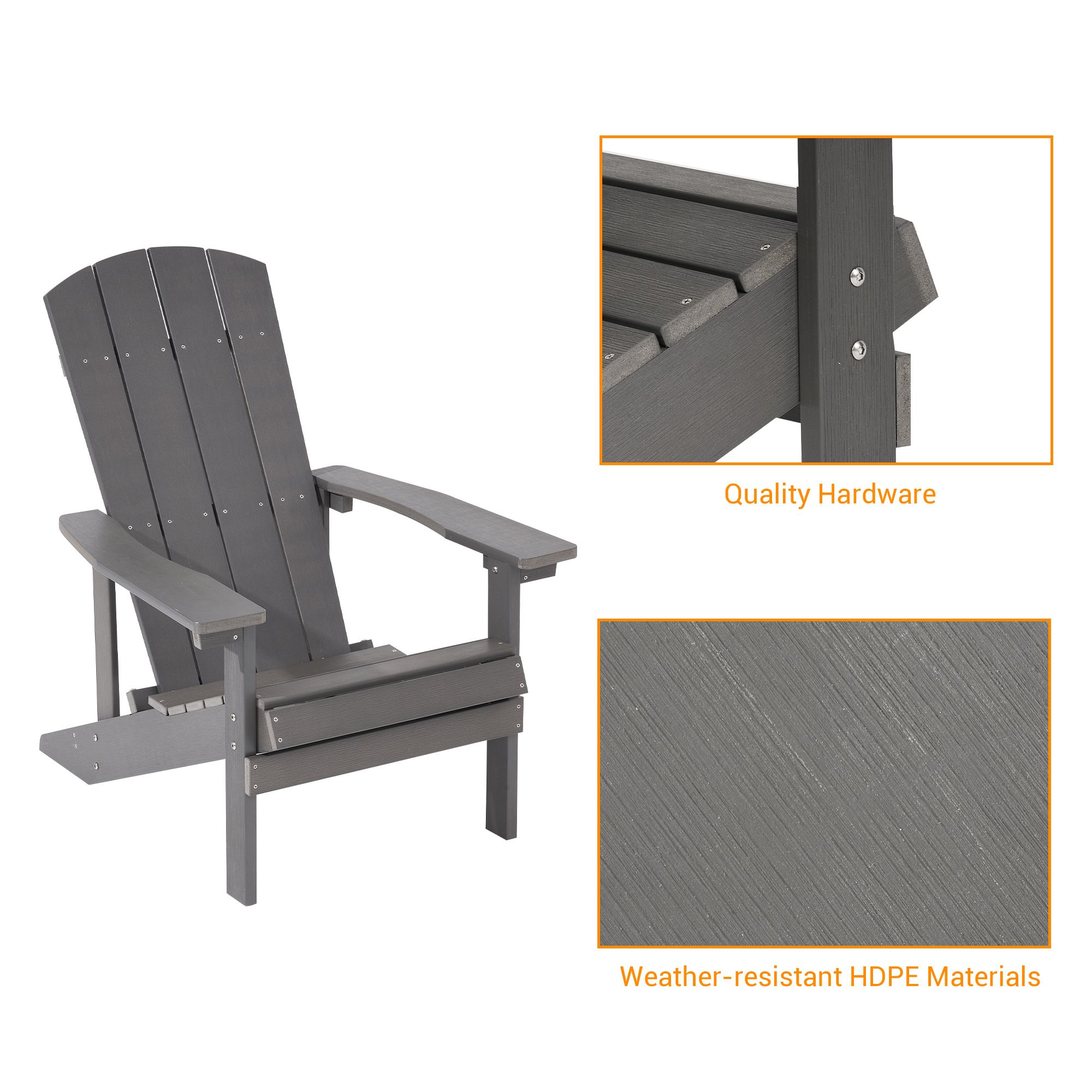 Sonkuki SD-AD-B3GY-2 Patio-Chairs - View #4